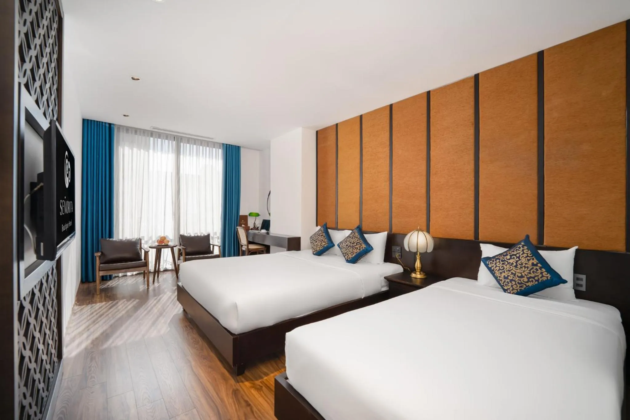 Bed in Señorita Boutique Hotel