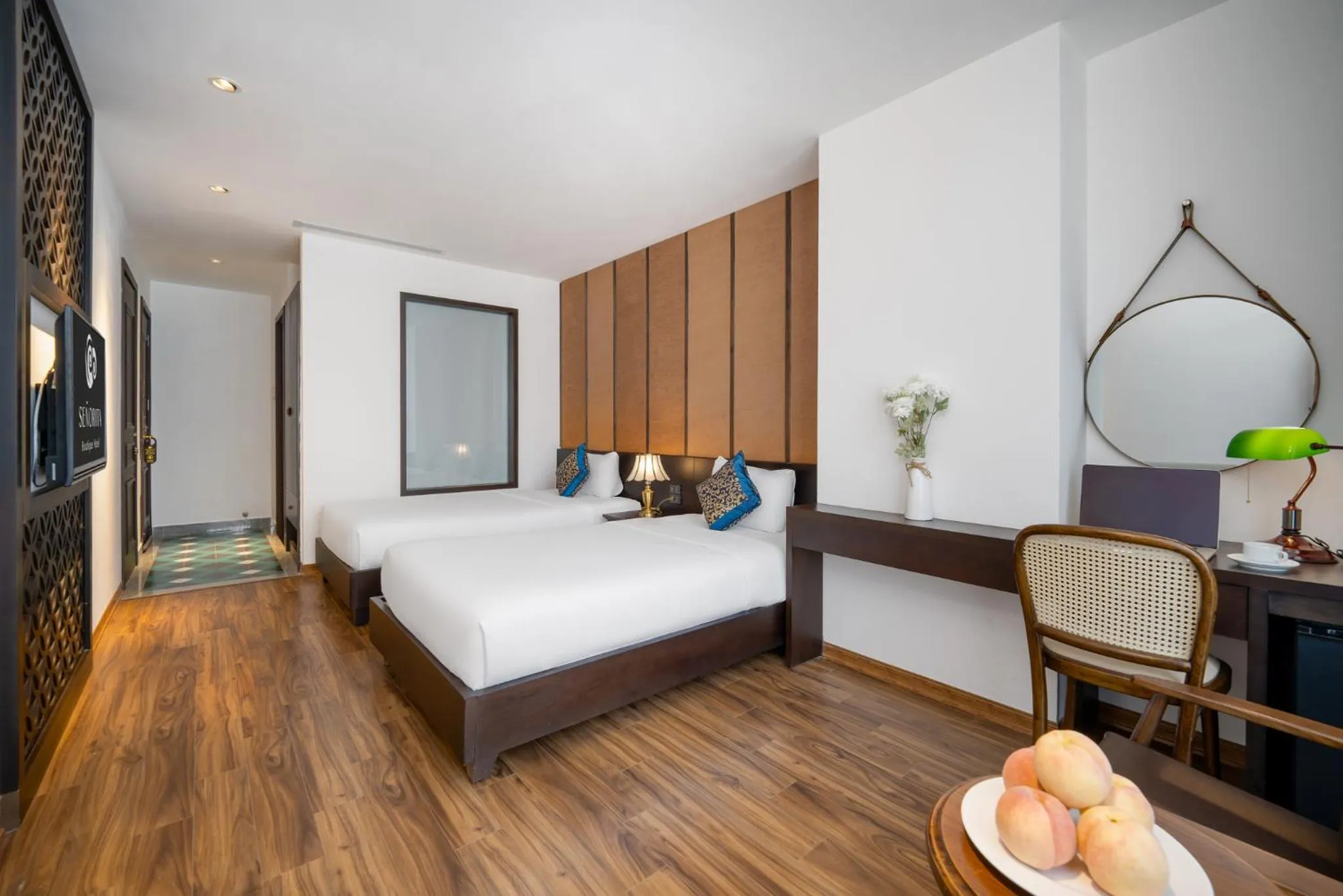 Bed in Señorita Boutique Hotel