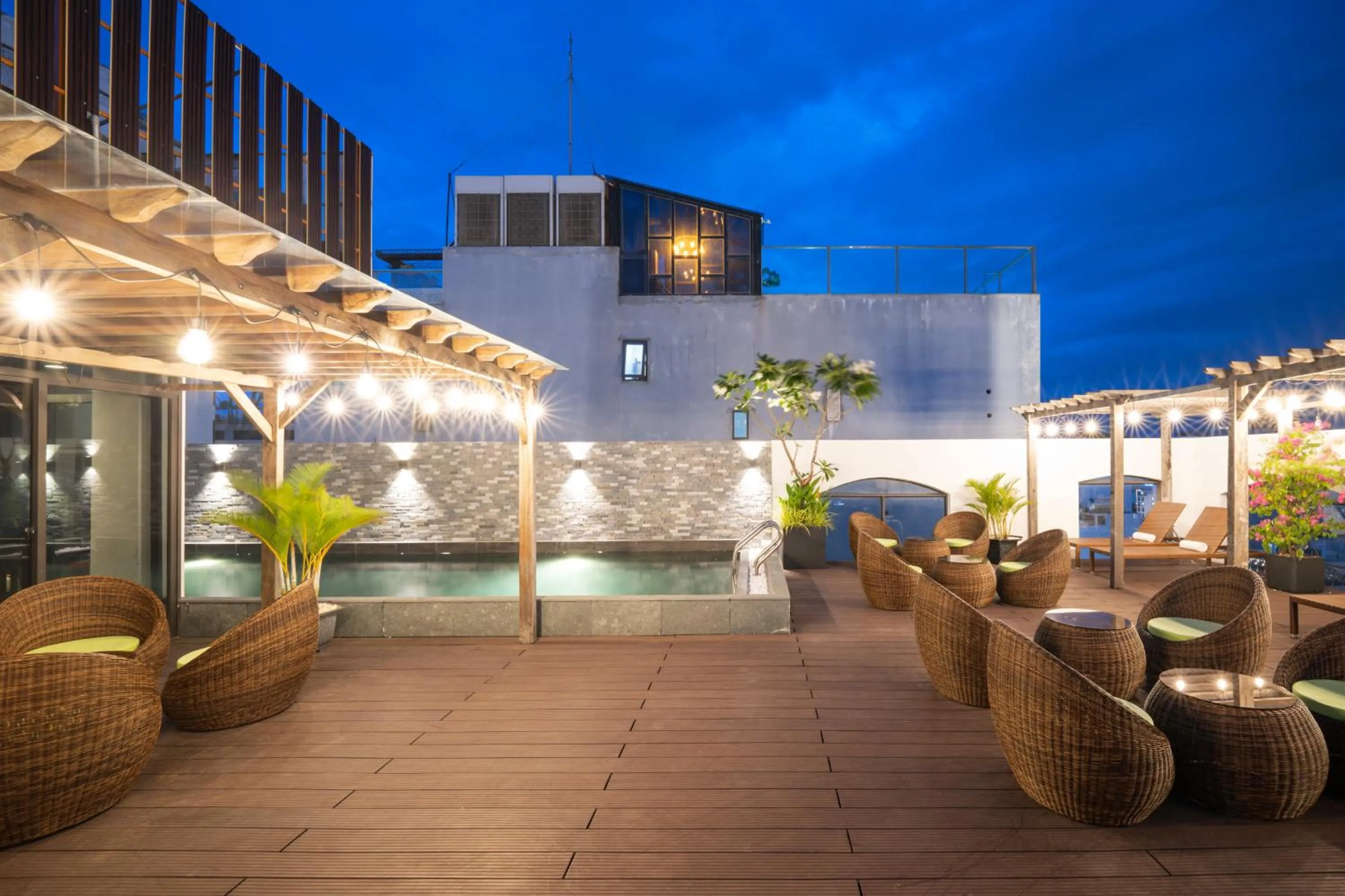 Pool view in Señorita Boutique Hotel