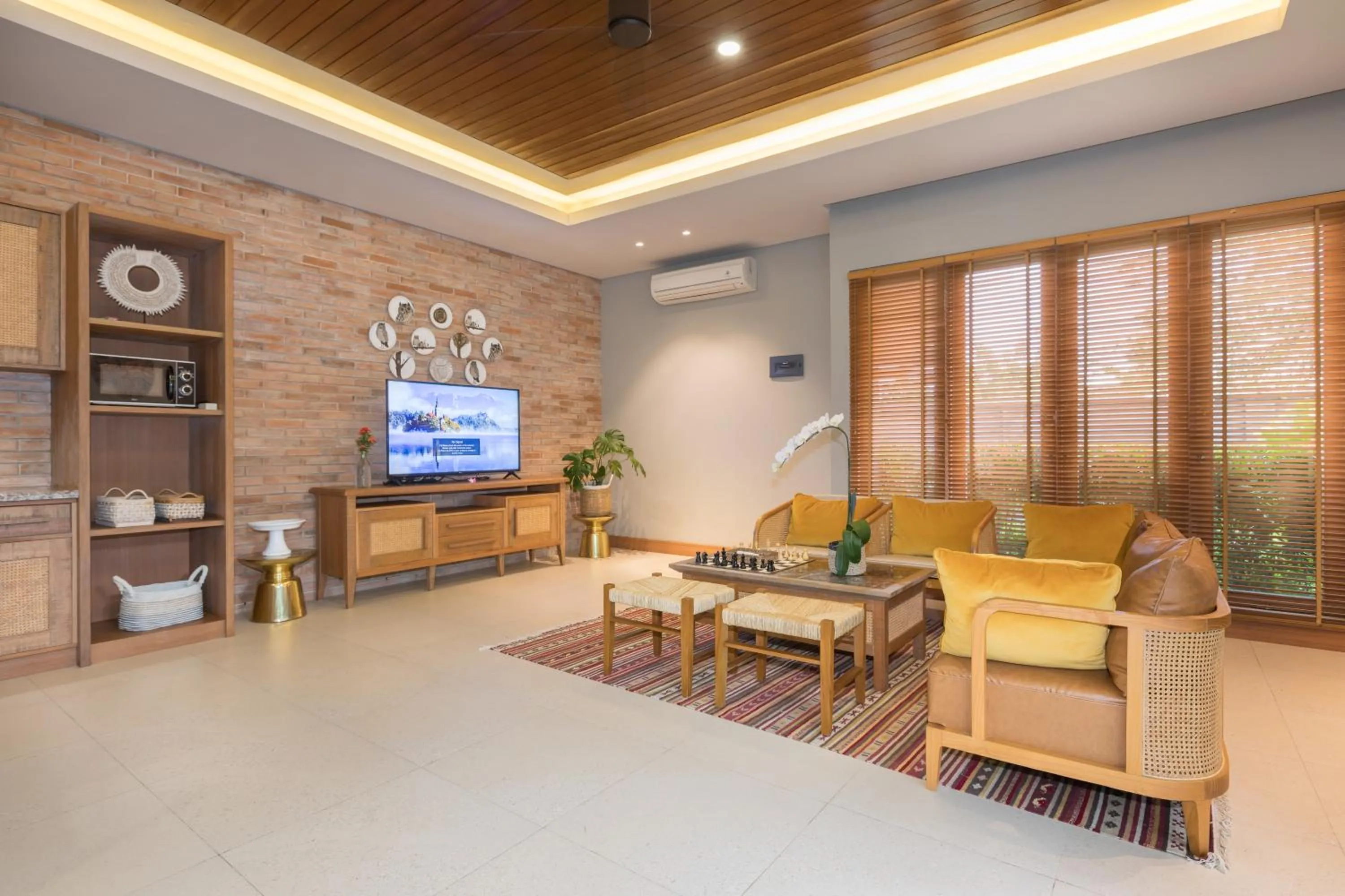 Living room in Villa Daun Canggu by Premier Hospitality Asia