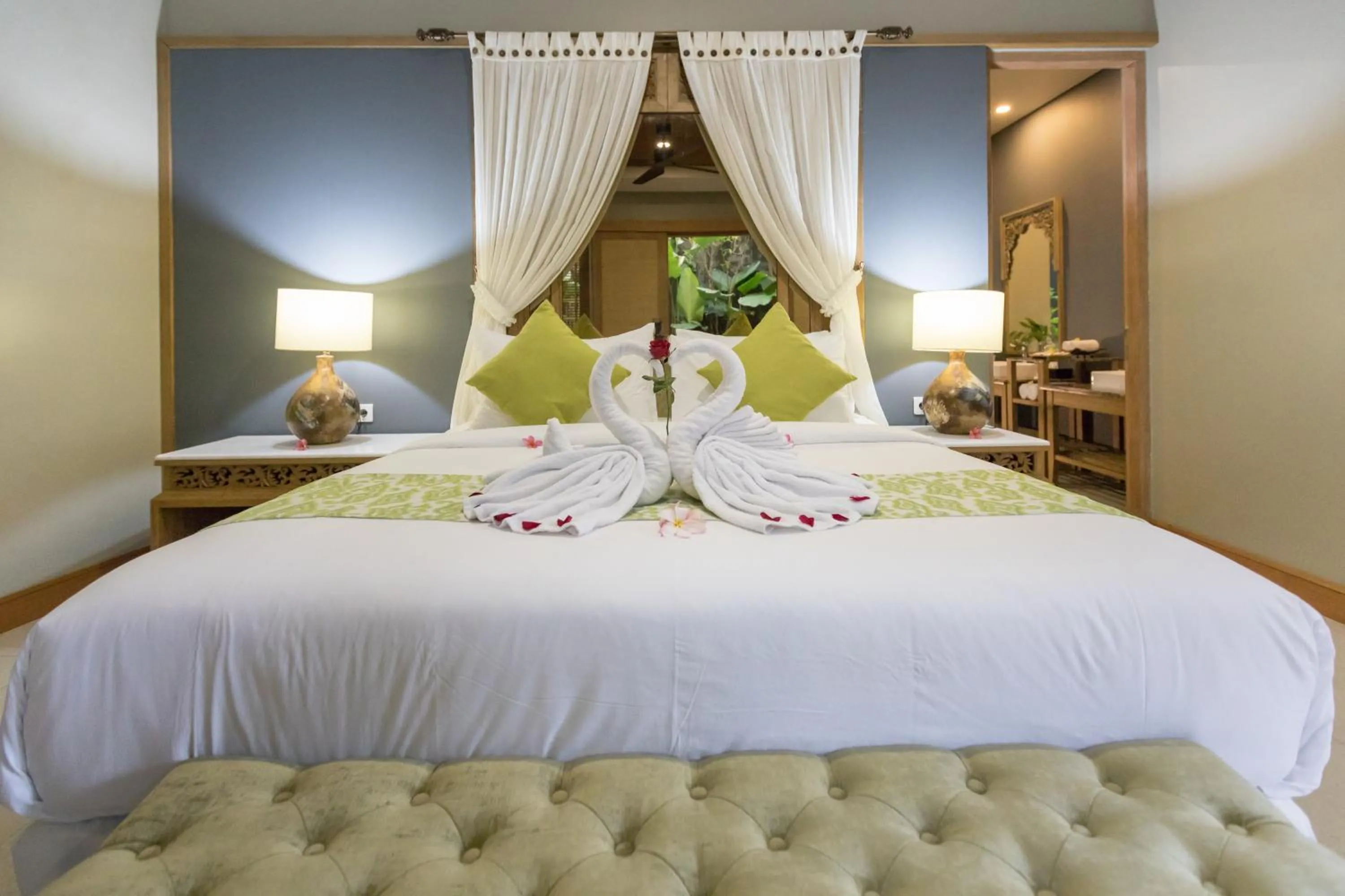 Bedroom, Bed in Villa Daun Canggu by Premier Hospitality Asia