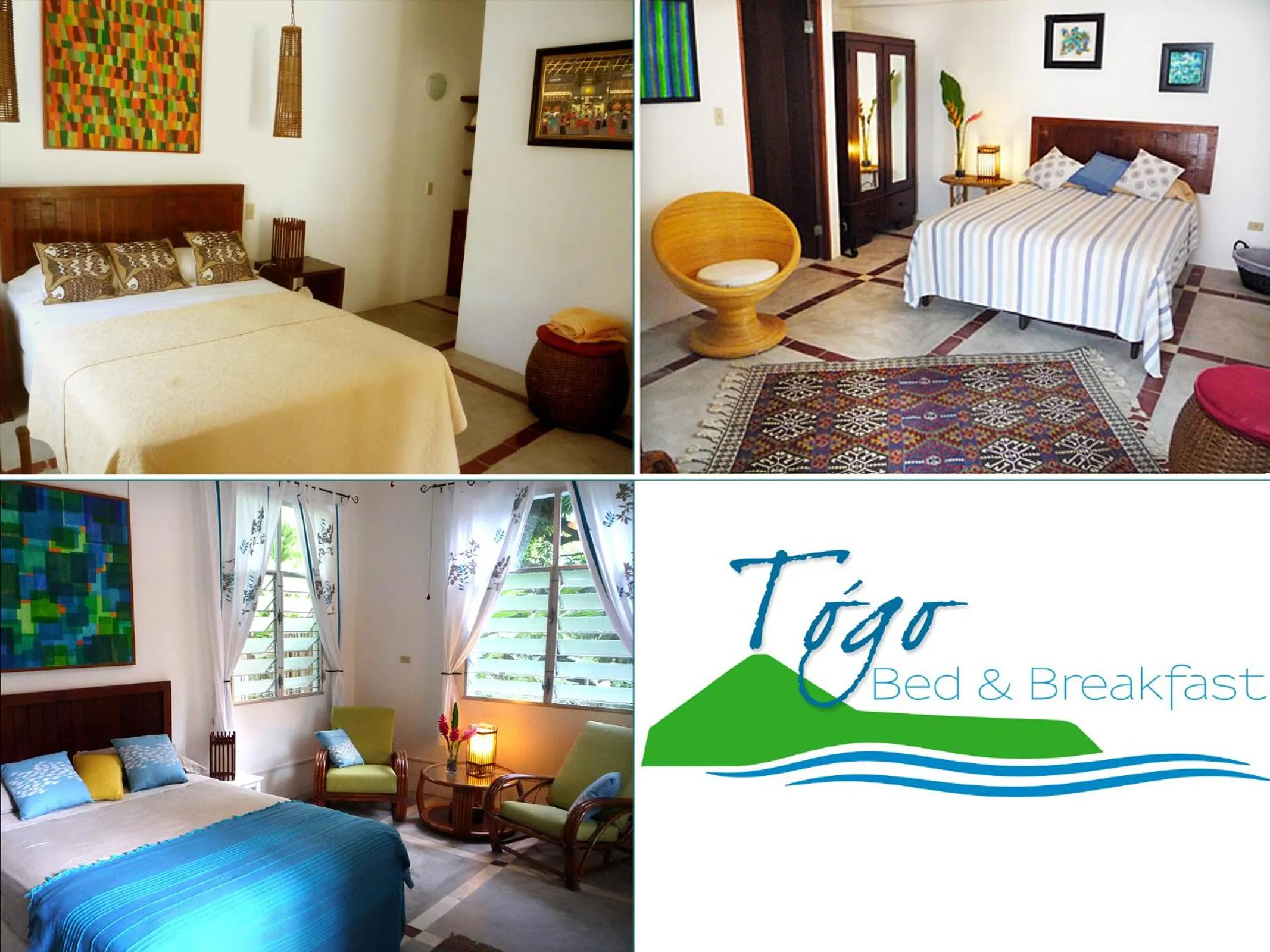 Bed in Togo B&B Farallon