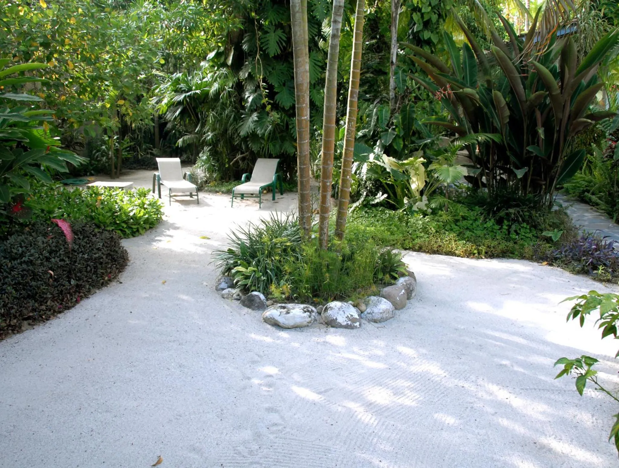 Garden view in Togo B&B Farallon