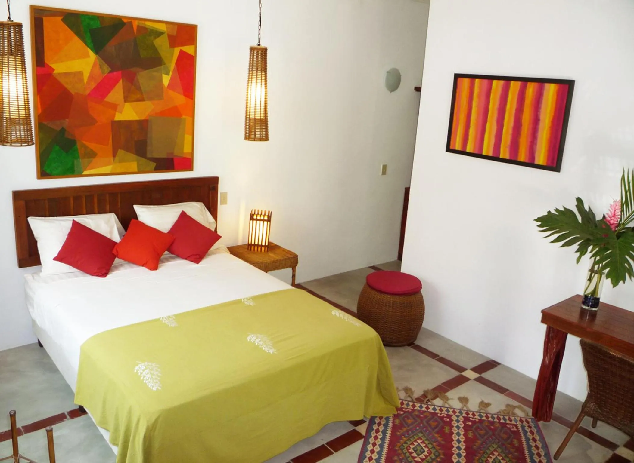 Bed in Togo B&B Farallon