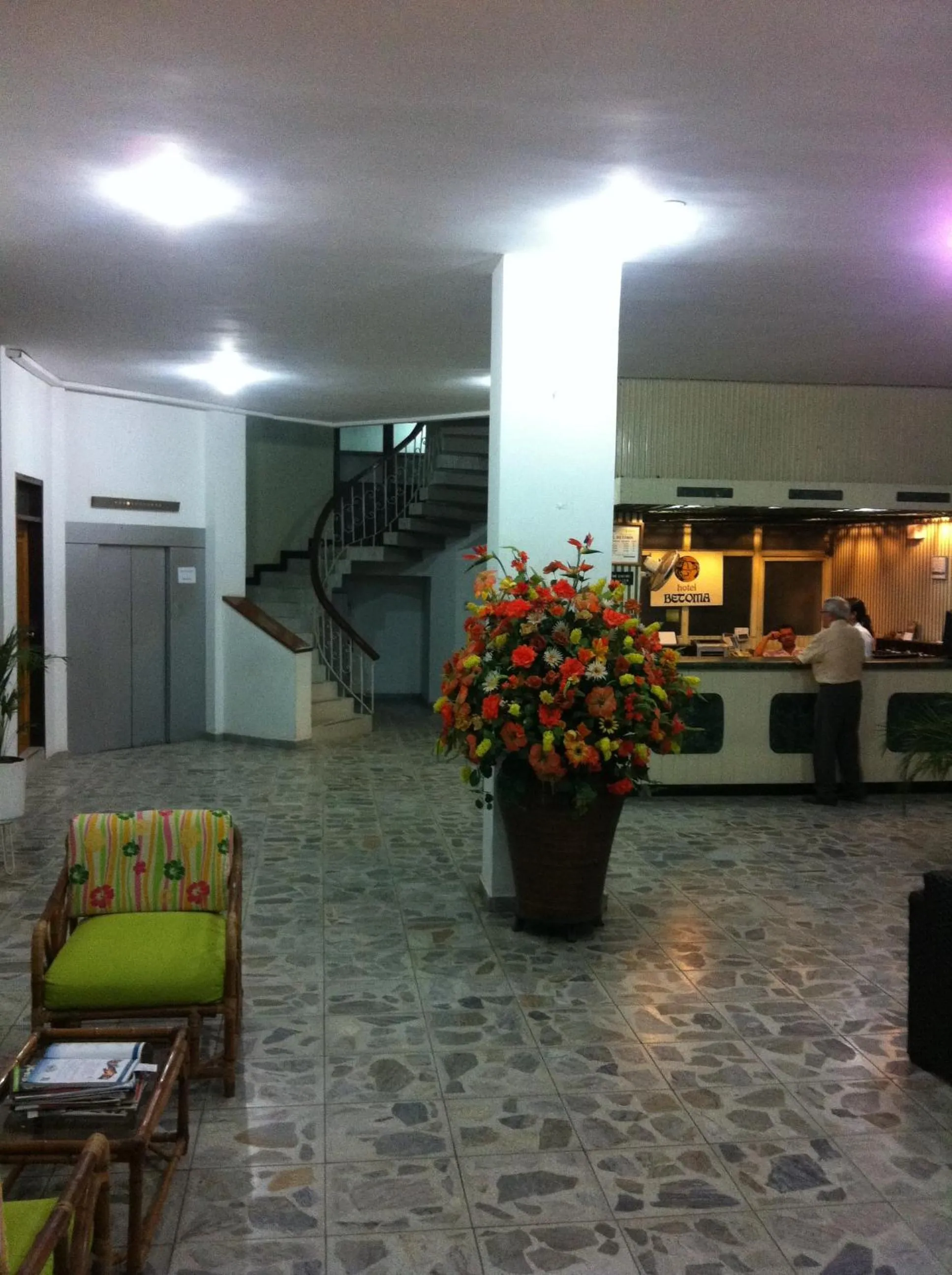 Lobby or reception in Hotel Betoma
