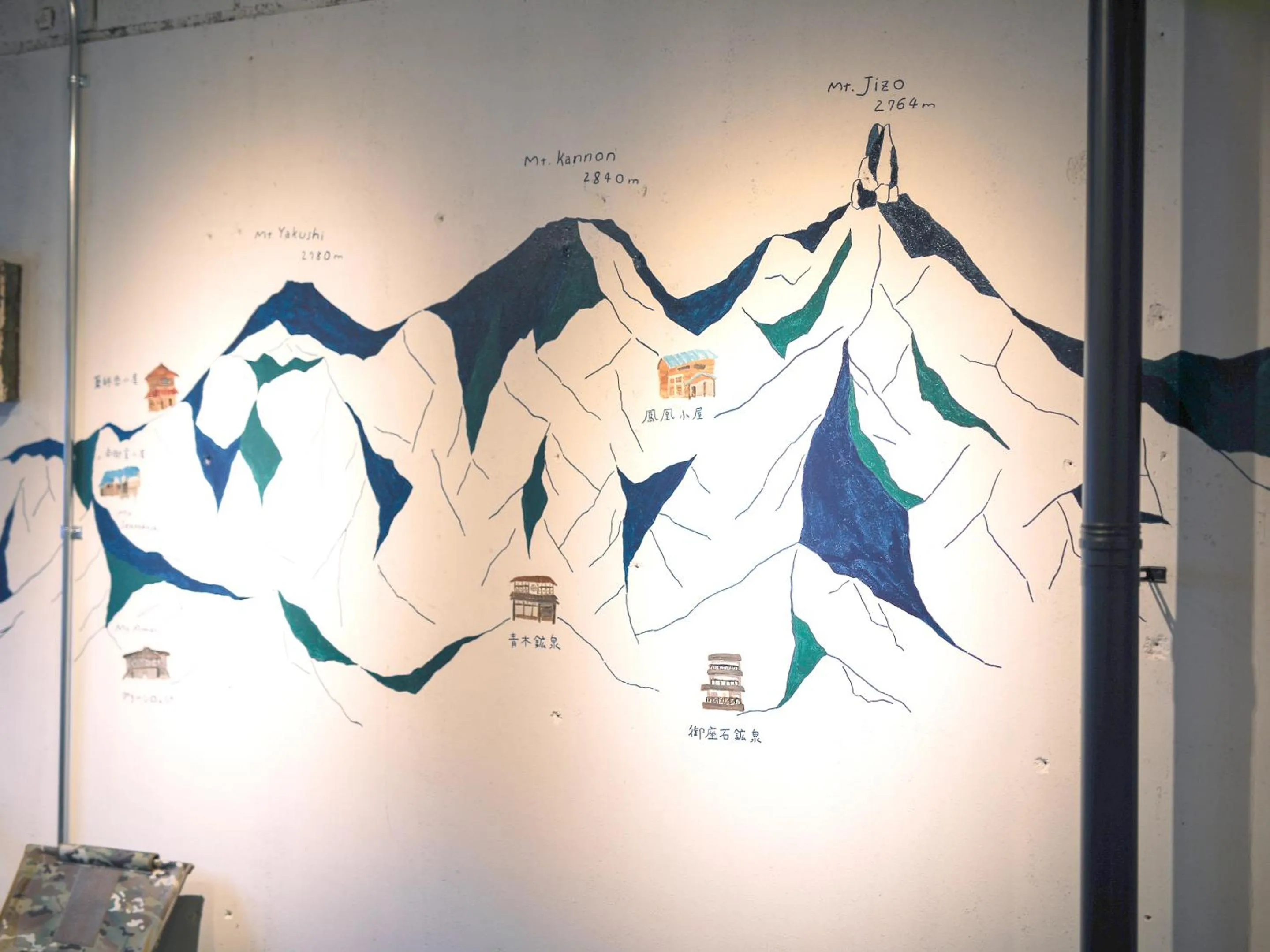 Decorative detail in nirasakiyaSTAY