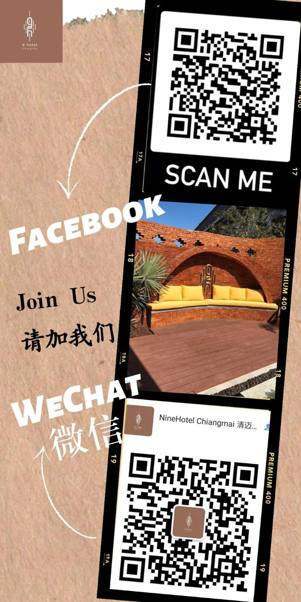 Property logo or sign in Nine Hotel Chiangmai