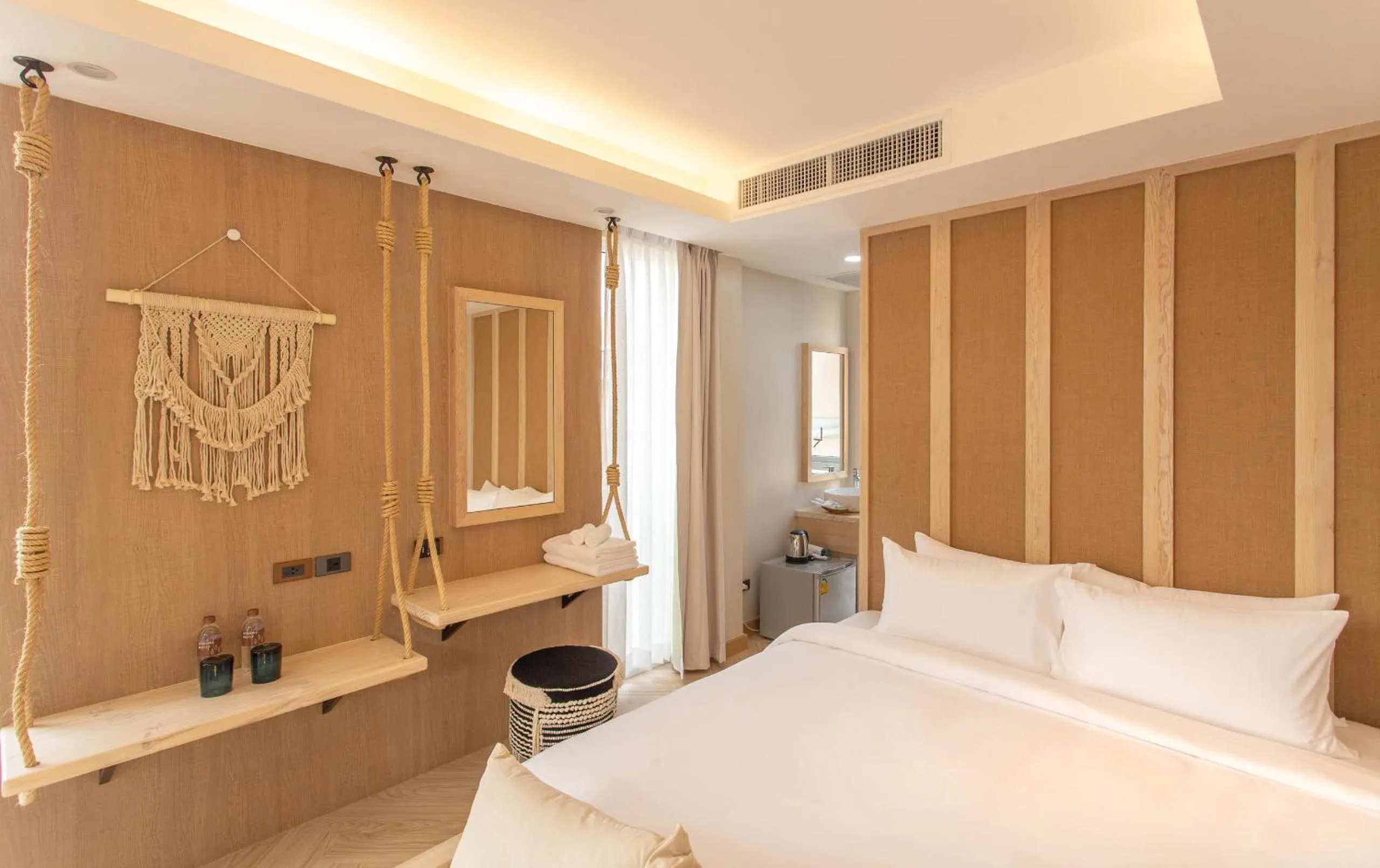 Bed in Nine Hotel Chiangmai