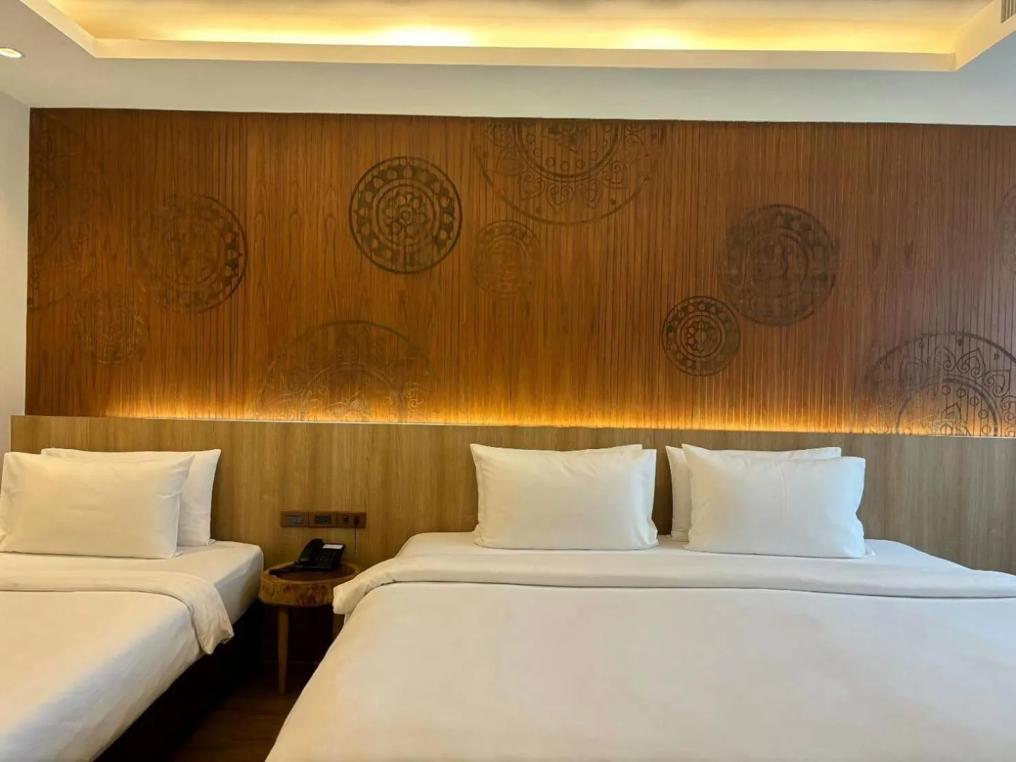 Bed in Nine Hotel Chiangmai