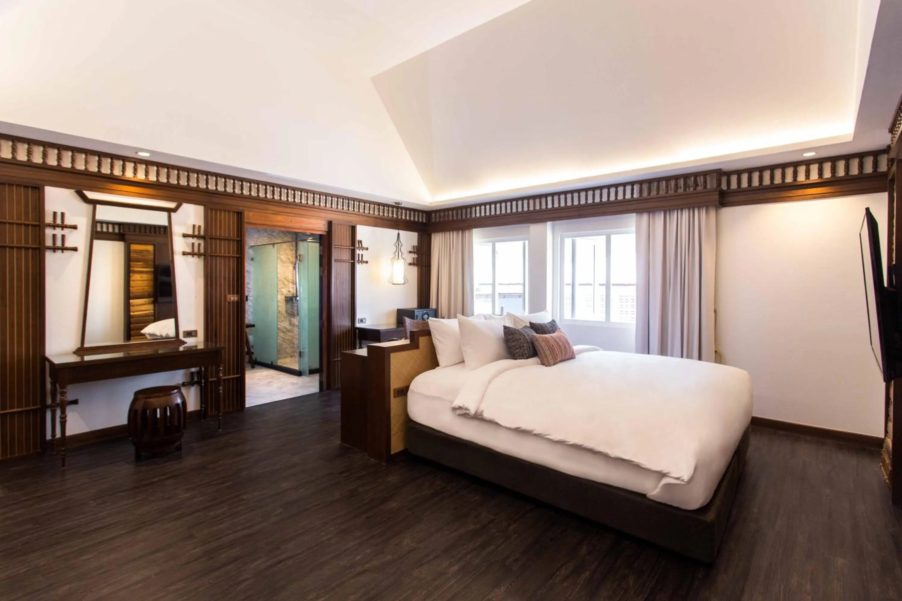 Photo of the whole room, Bed in Nine Hotel Chiangmai