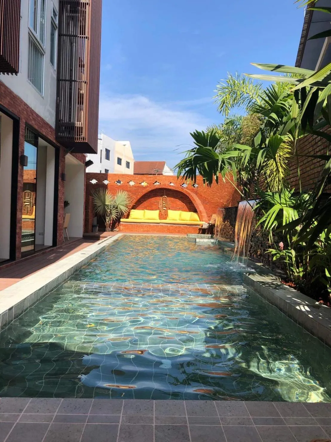 Pool view in Nine Hotel Chiangmai