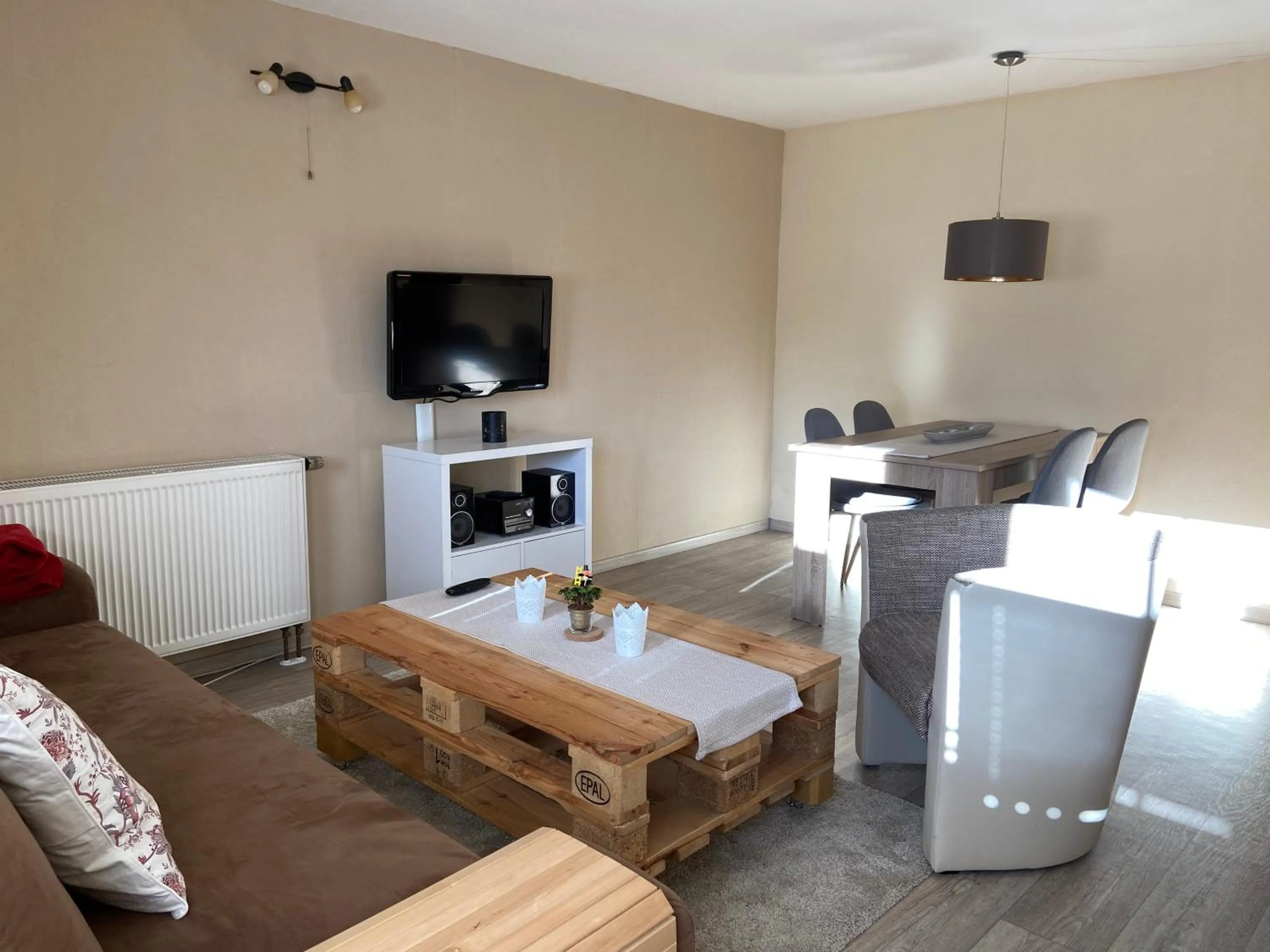 TV and multimedia in Ferienwohnung Schaub