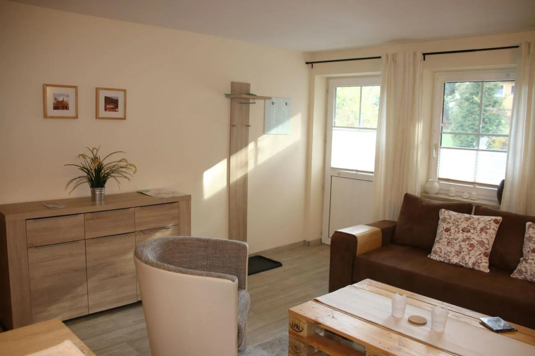 Living room in Ferienwohnung Schaub