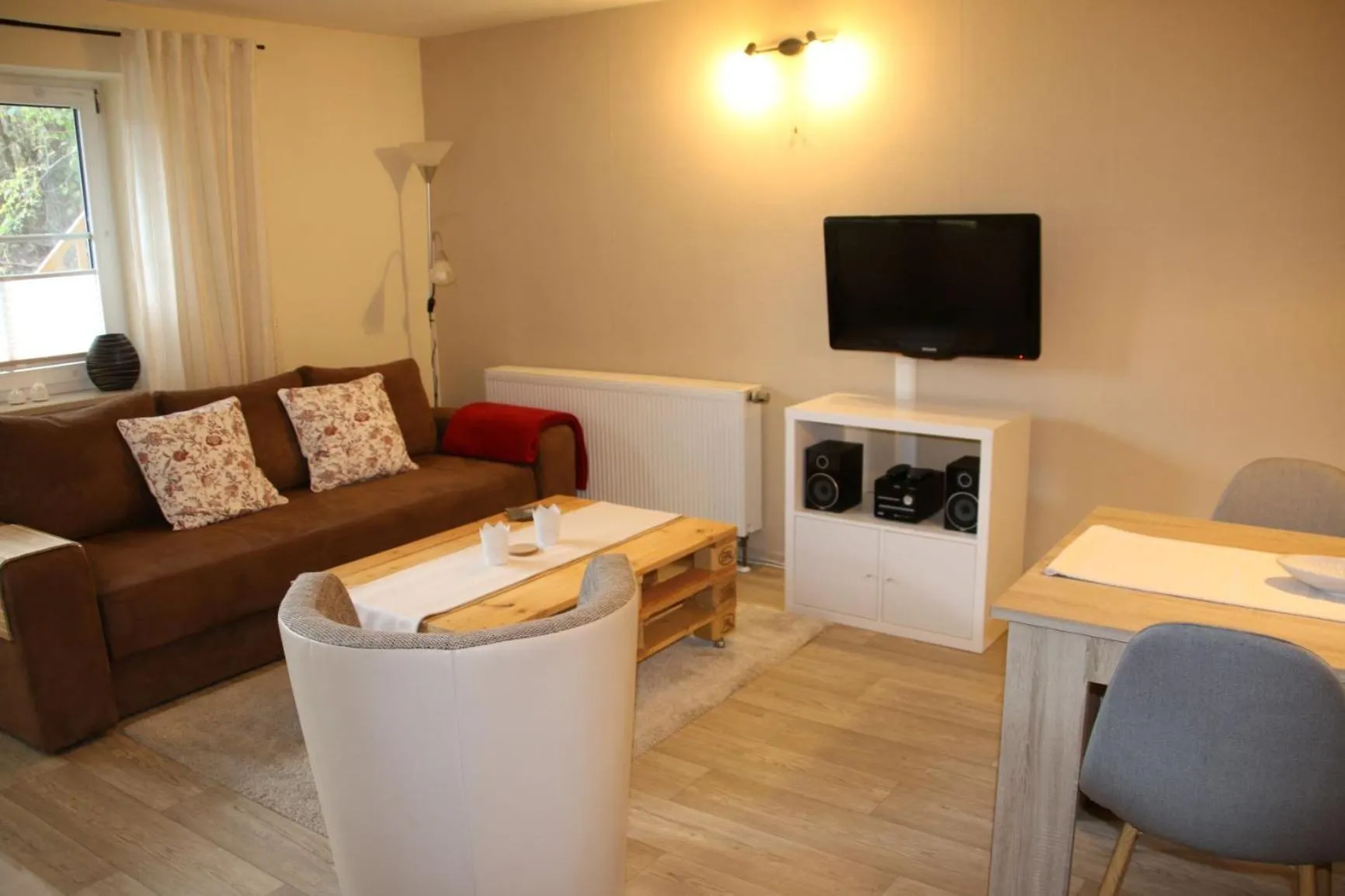 Living room in Ferienwohnung Schaub