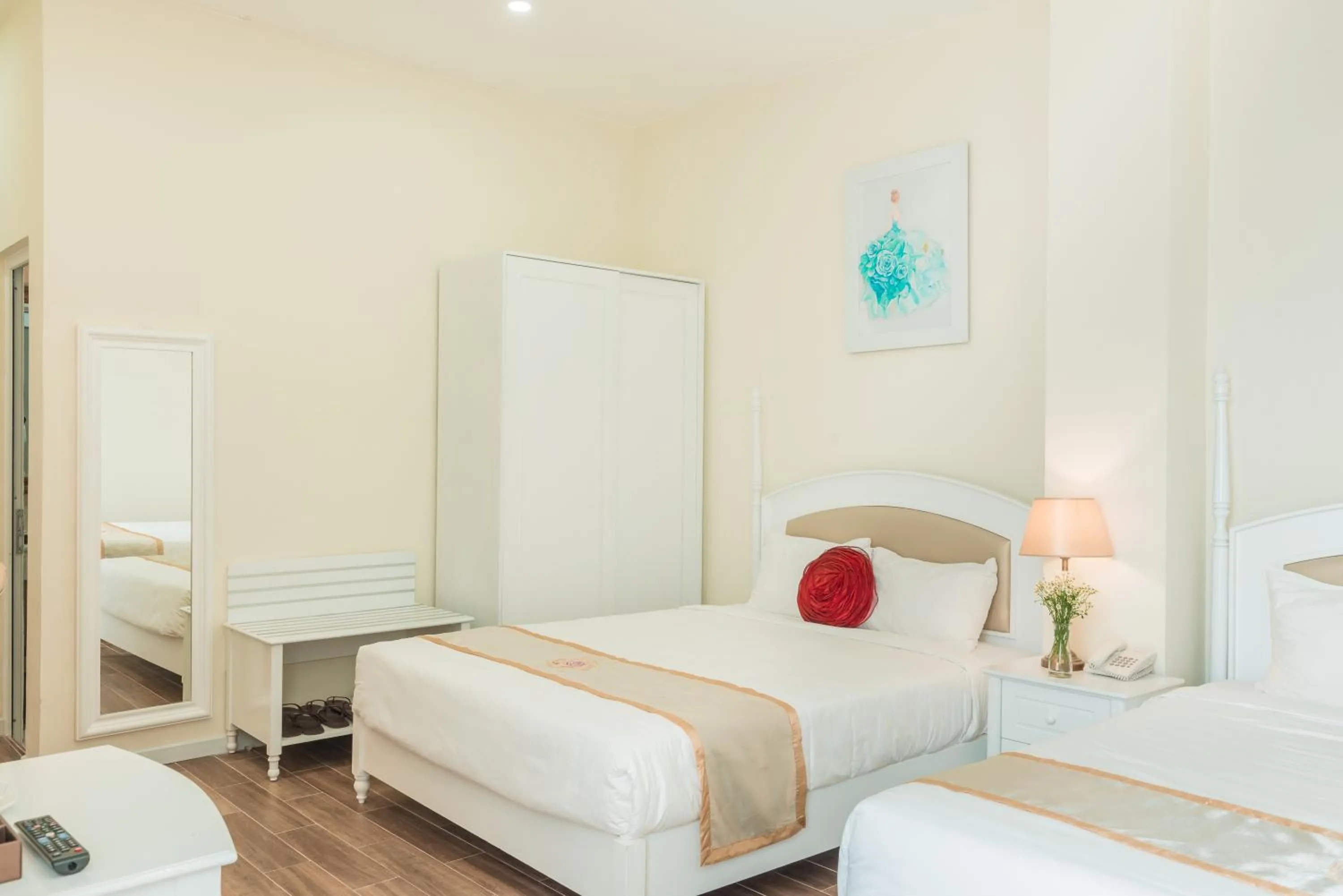 Bedroom in La Vie En Rose Villa