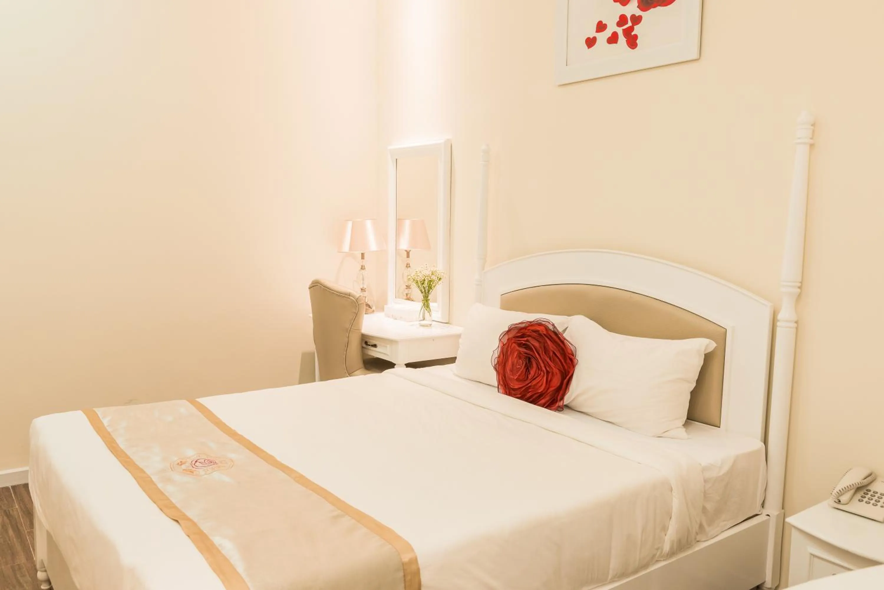 Bedroom in La Vie En Rose Villa