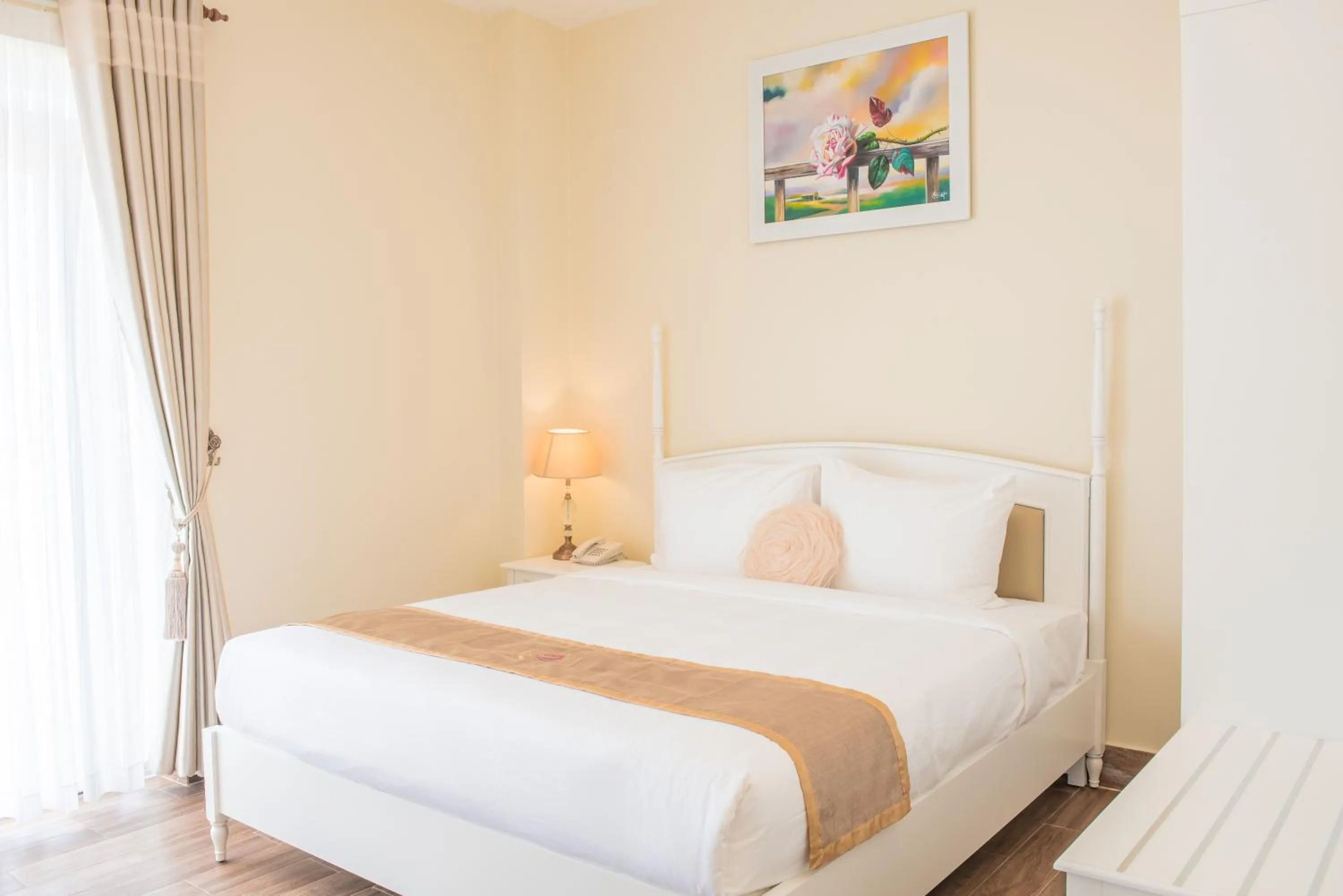 Bedroom in La Vie En Rose Villa