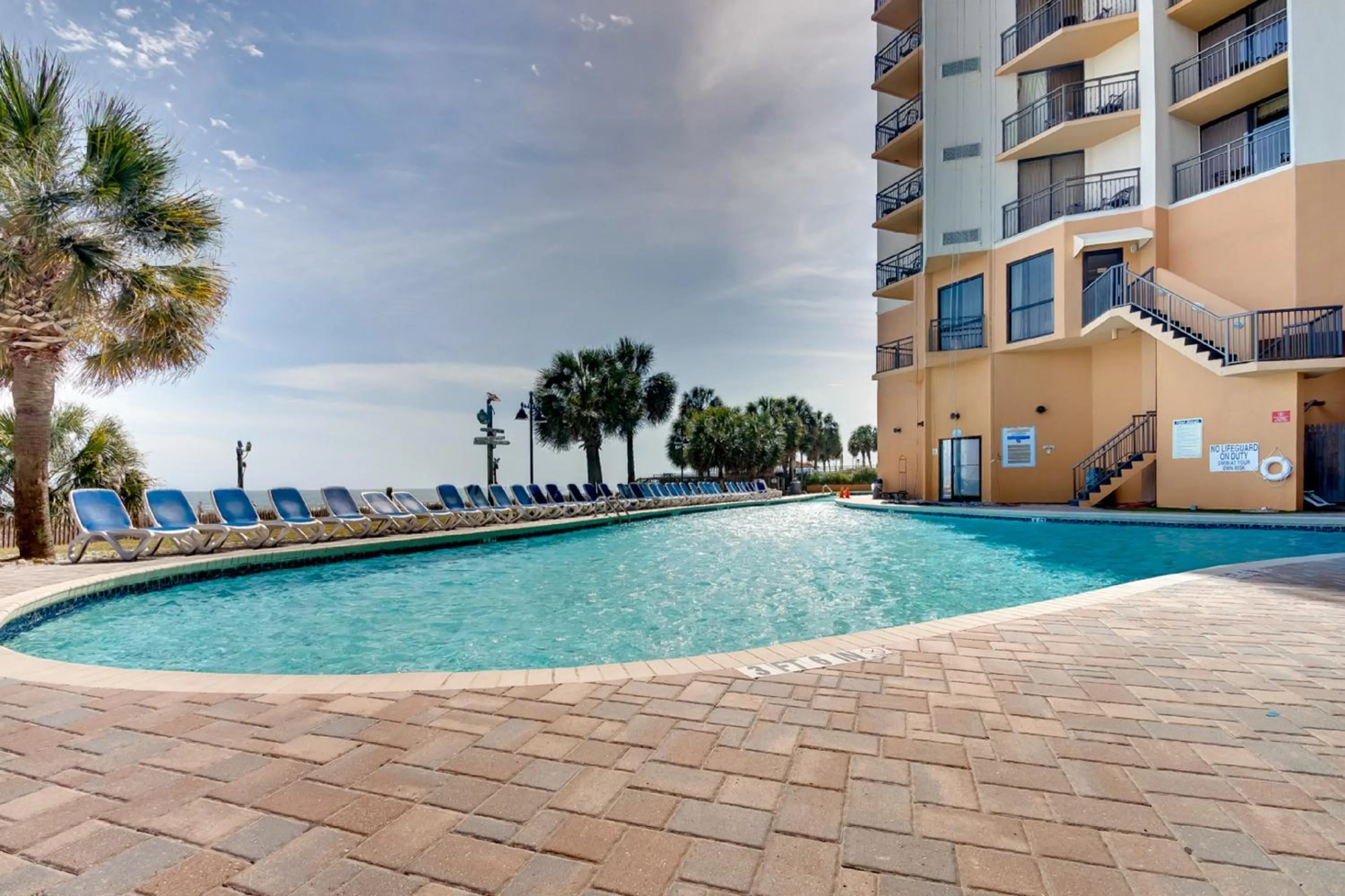 Swimming pool in Ocean-Front Condos at Patricia Grand