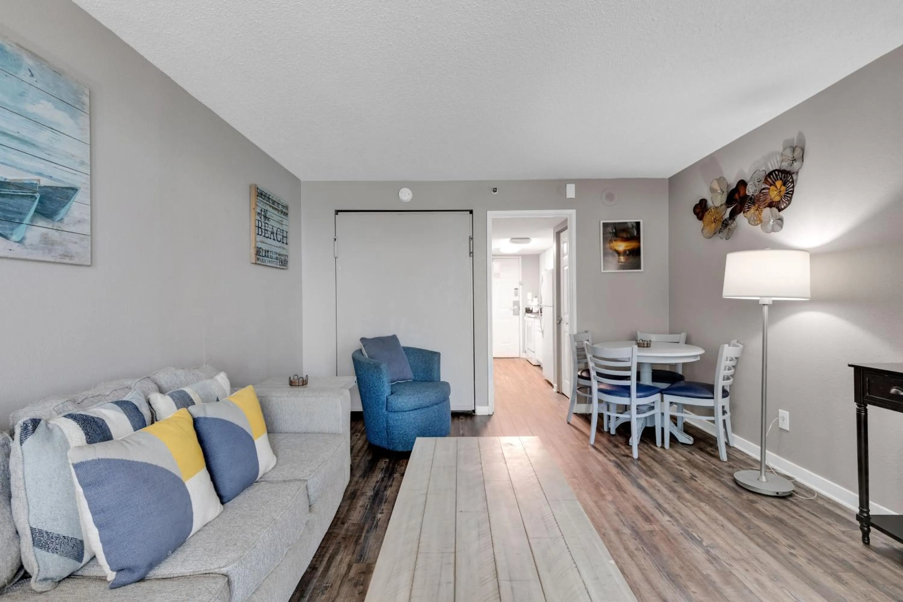 Living room in Ocean-Front Condos at Patricia Grand
