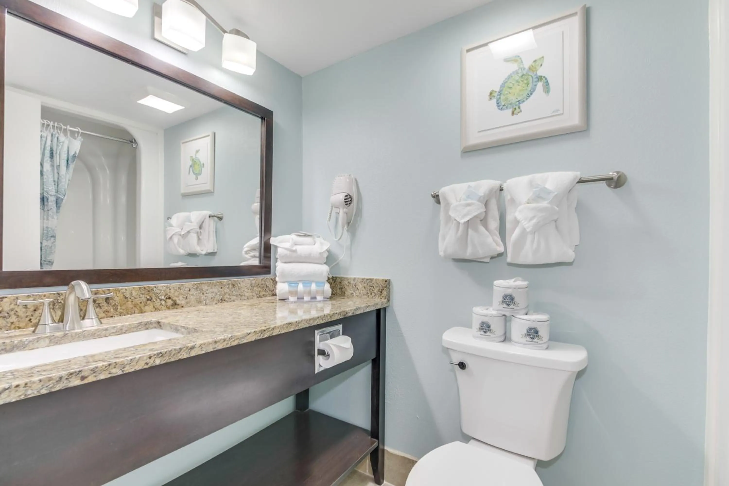 Bathroom in Ocean-Front Condos at Patricia Grand