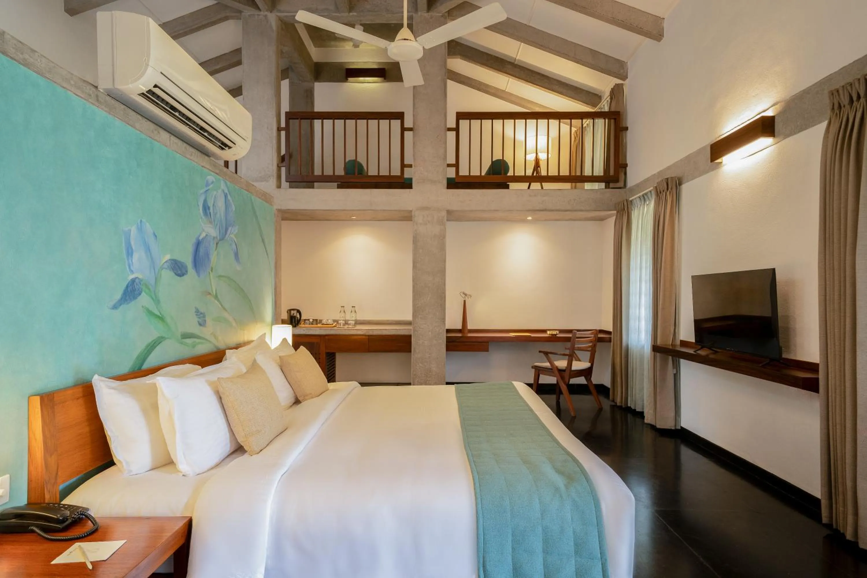 Bedroom, Bed in Sanctuary Amaidiyana - A CGH Earth Experience