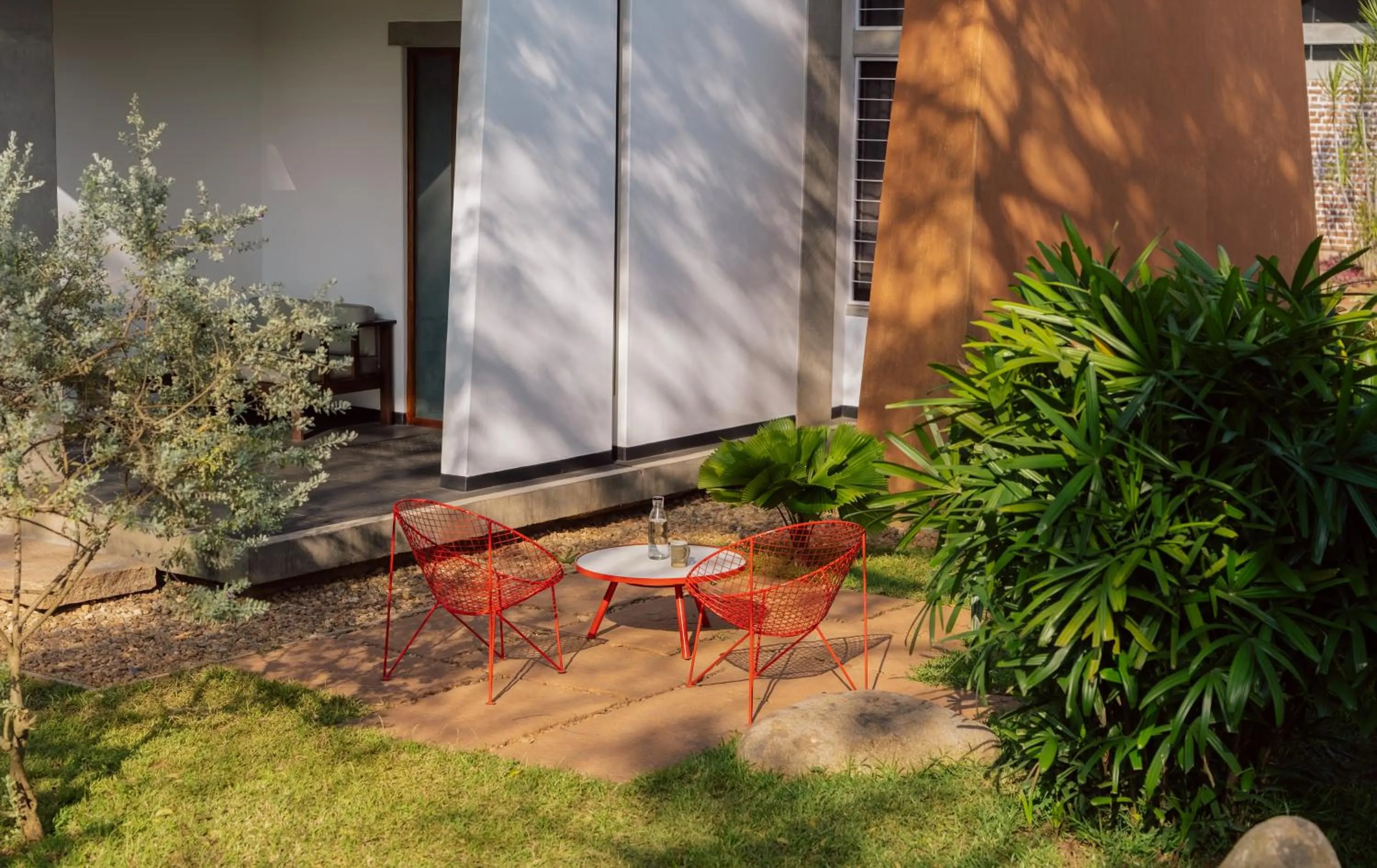 Patio in Sanctuary Amaidiyana - A CGH Earth Experience