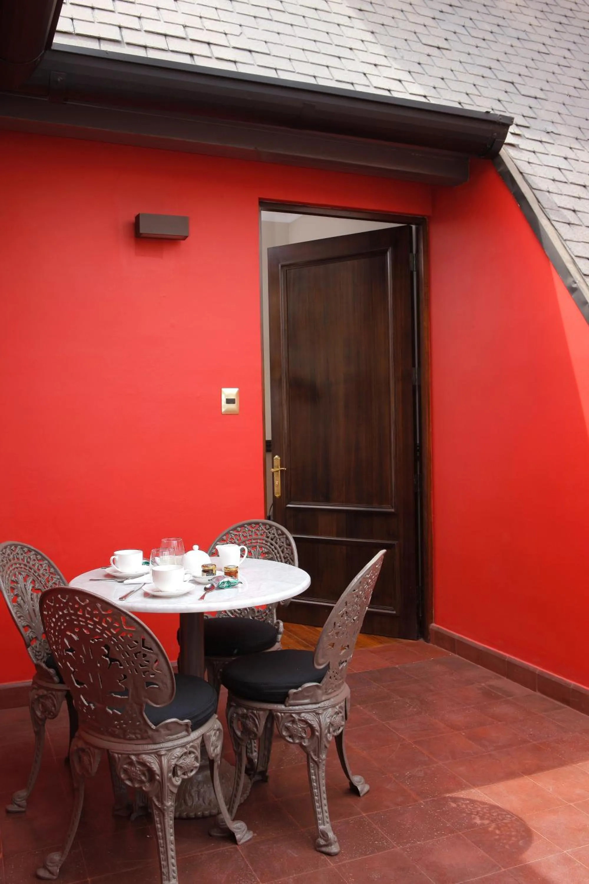 Balcony/Terrace in Hotel Boutique Castillo Rojo