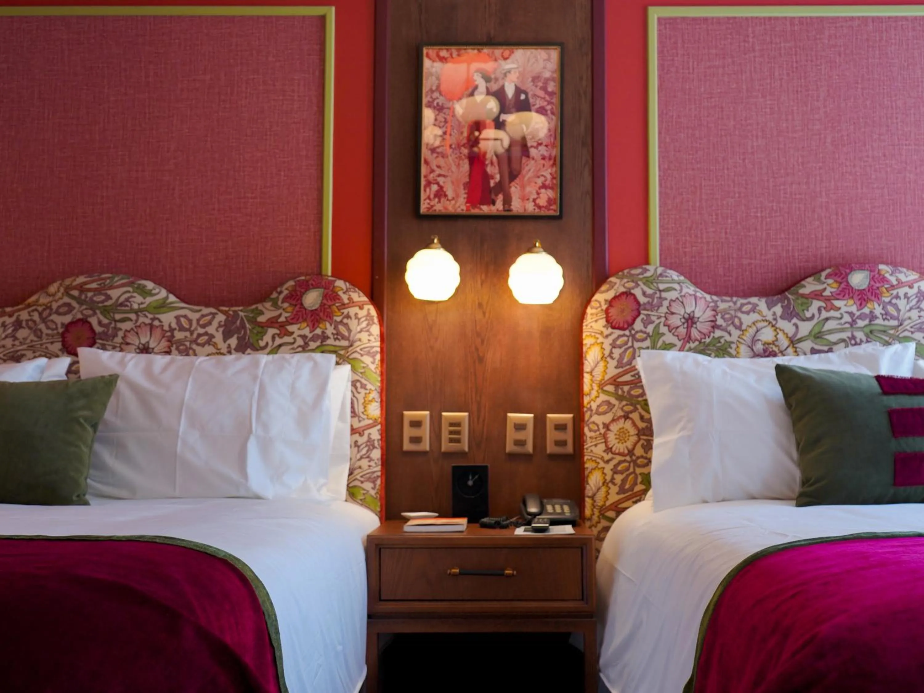 Bed in Hotel Boutique Castillo Rojo