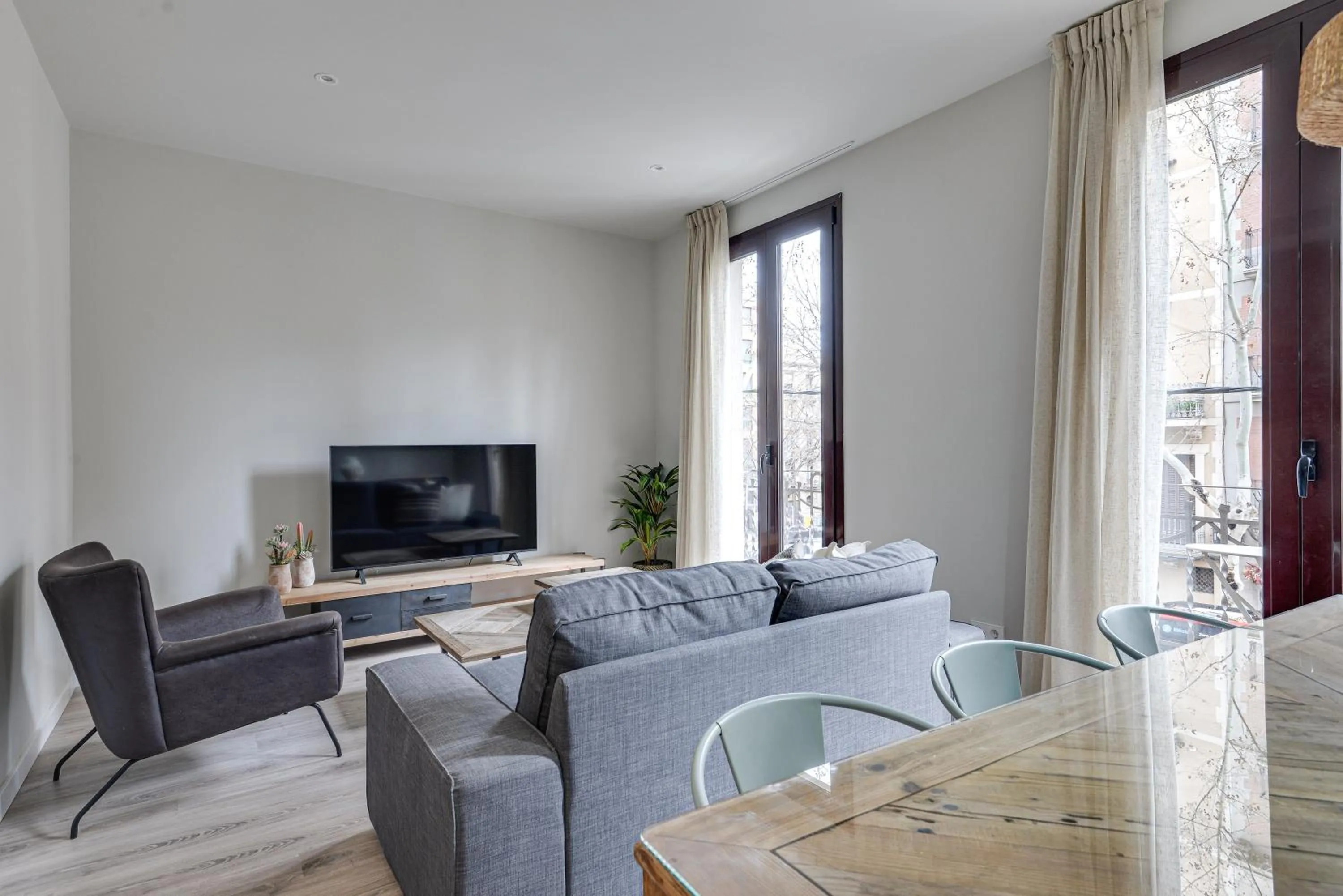 Living room in LucasLand Apartments Barcelona