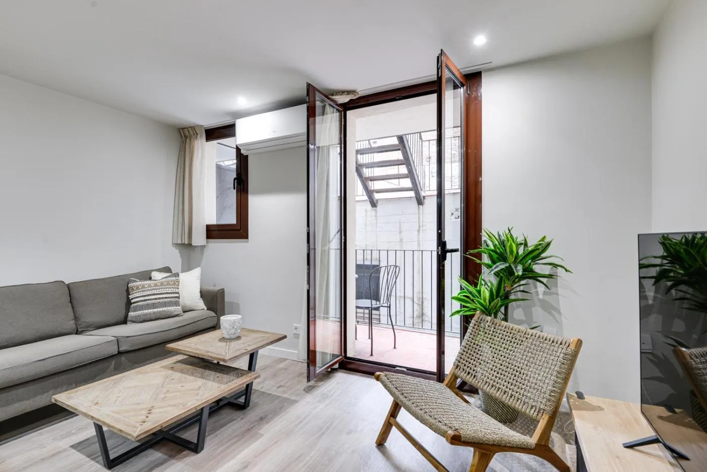 Living room in LucasLand Apartments Barcelona