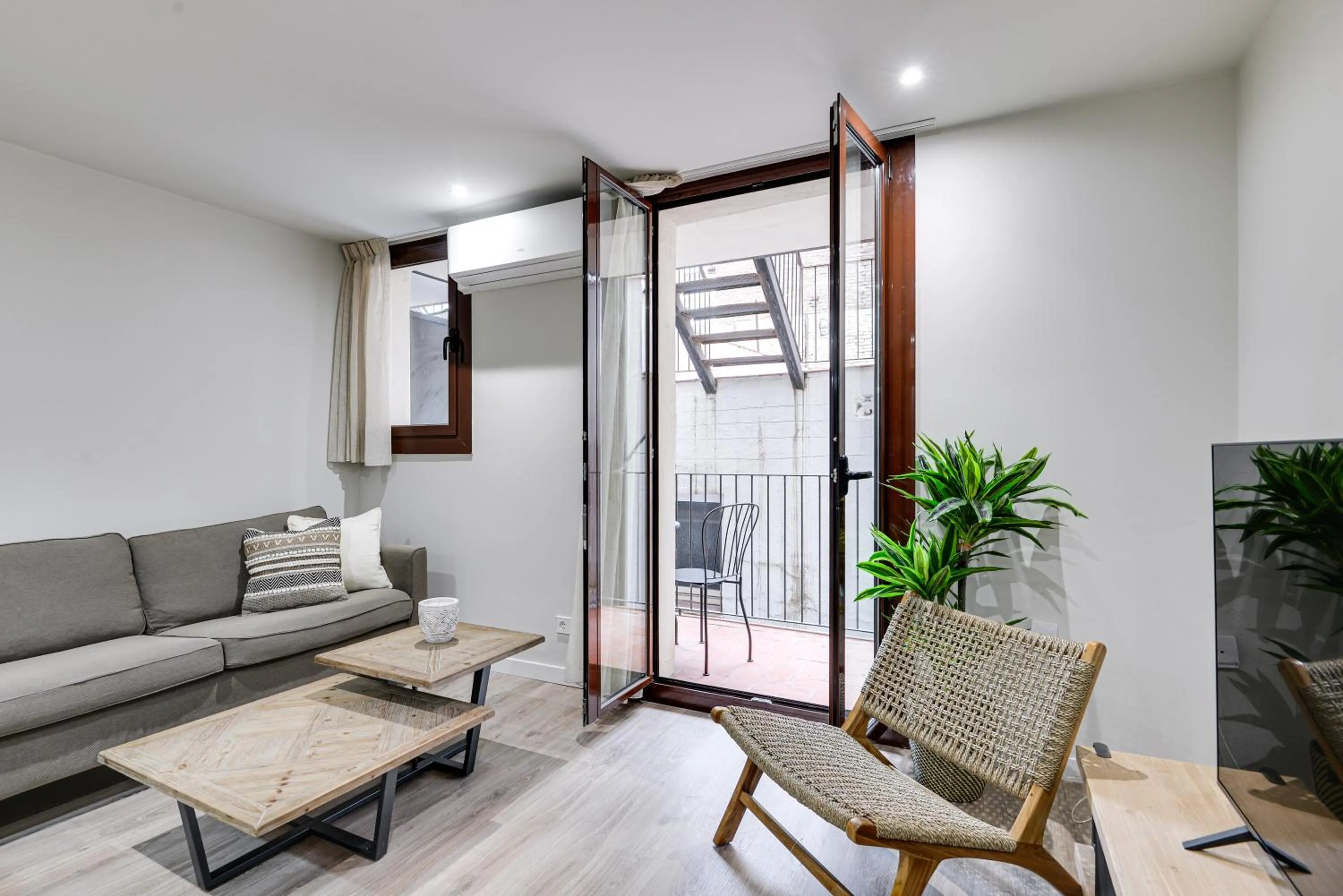 Living room in LucasLand Apartments Barcelona