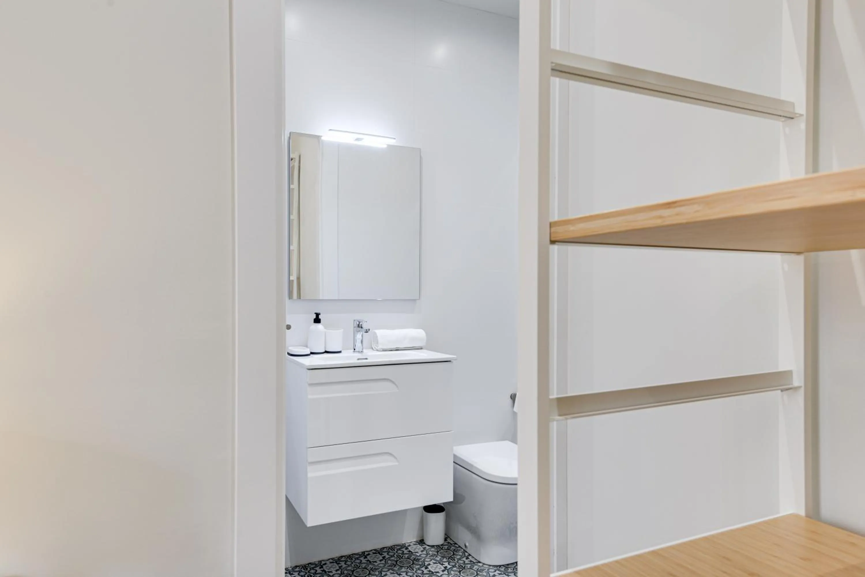 Bathroom in LucasLand Apartments Barcelona