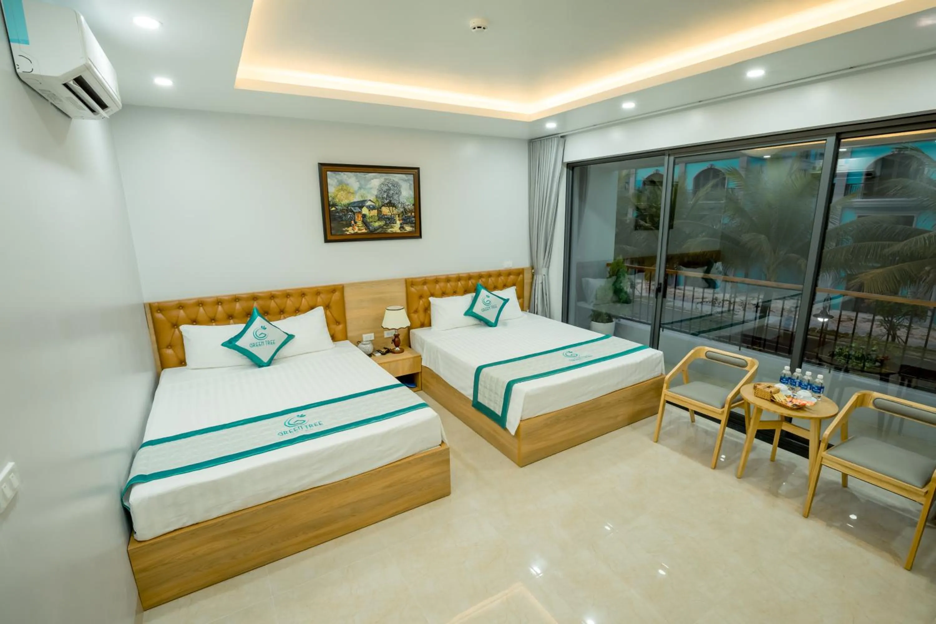 Bed in Green Tree Hotel Phú Quốc