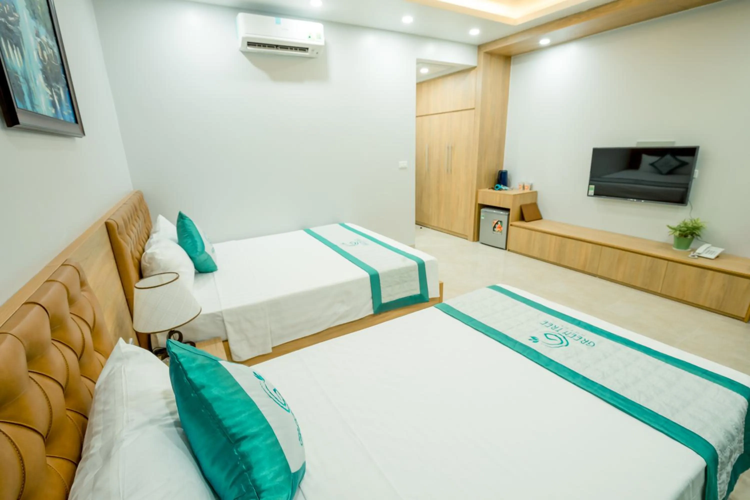 Bed in Green Tree Hotel Phú Quốc