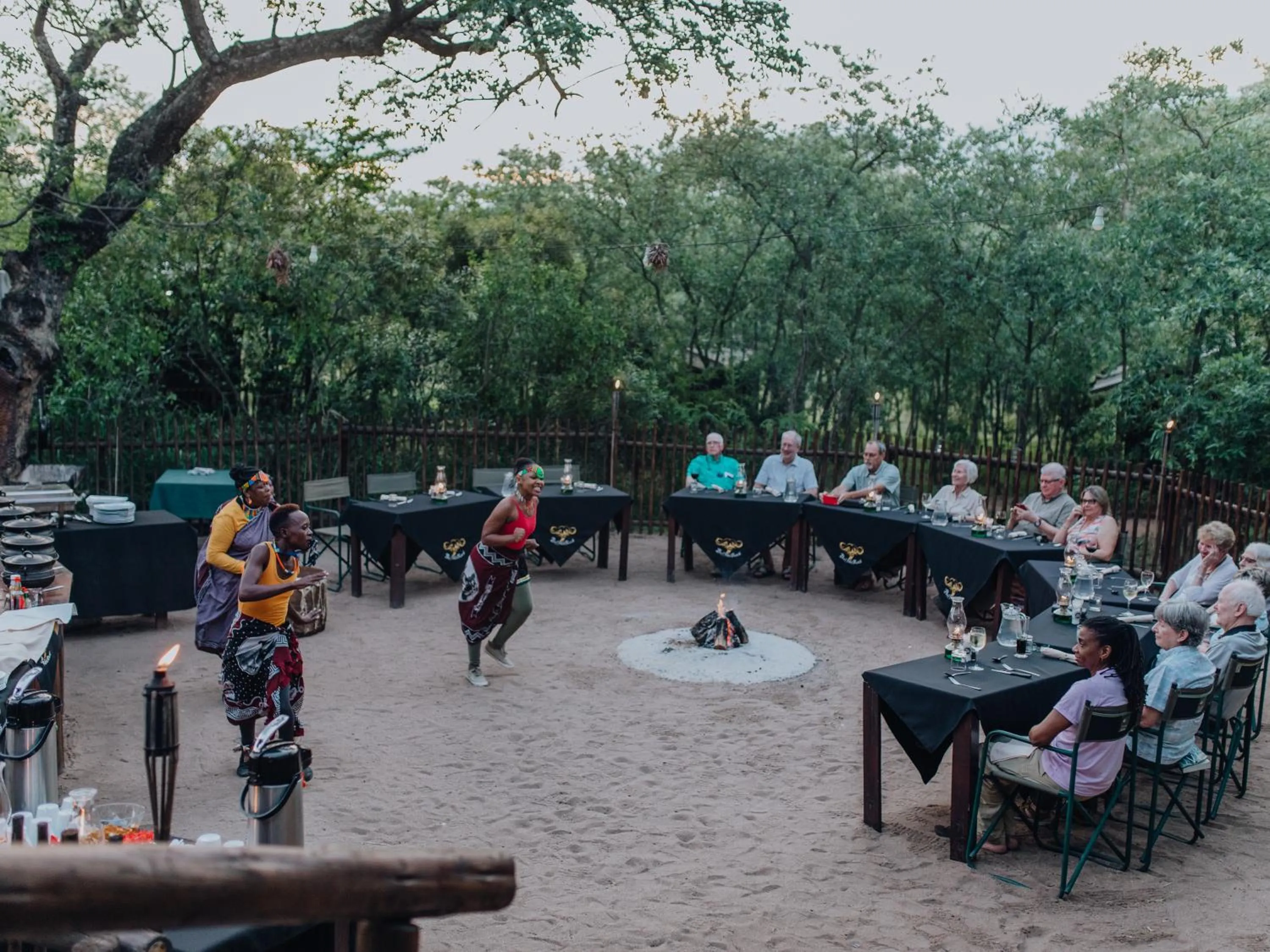 BBQ facilities in Buffalo Rock Tented Camp