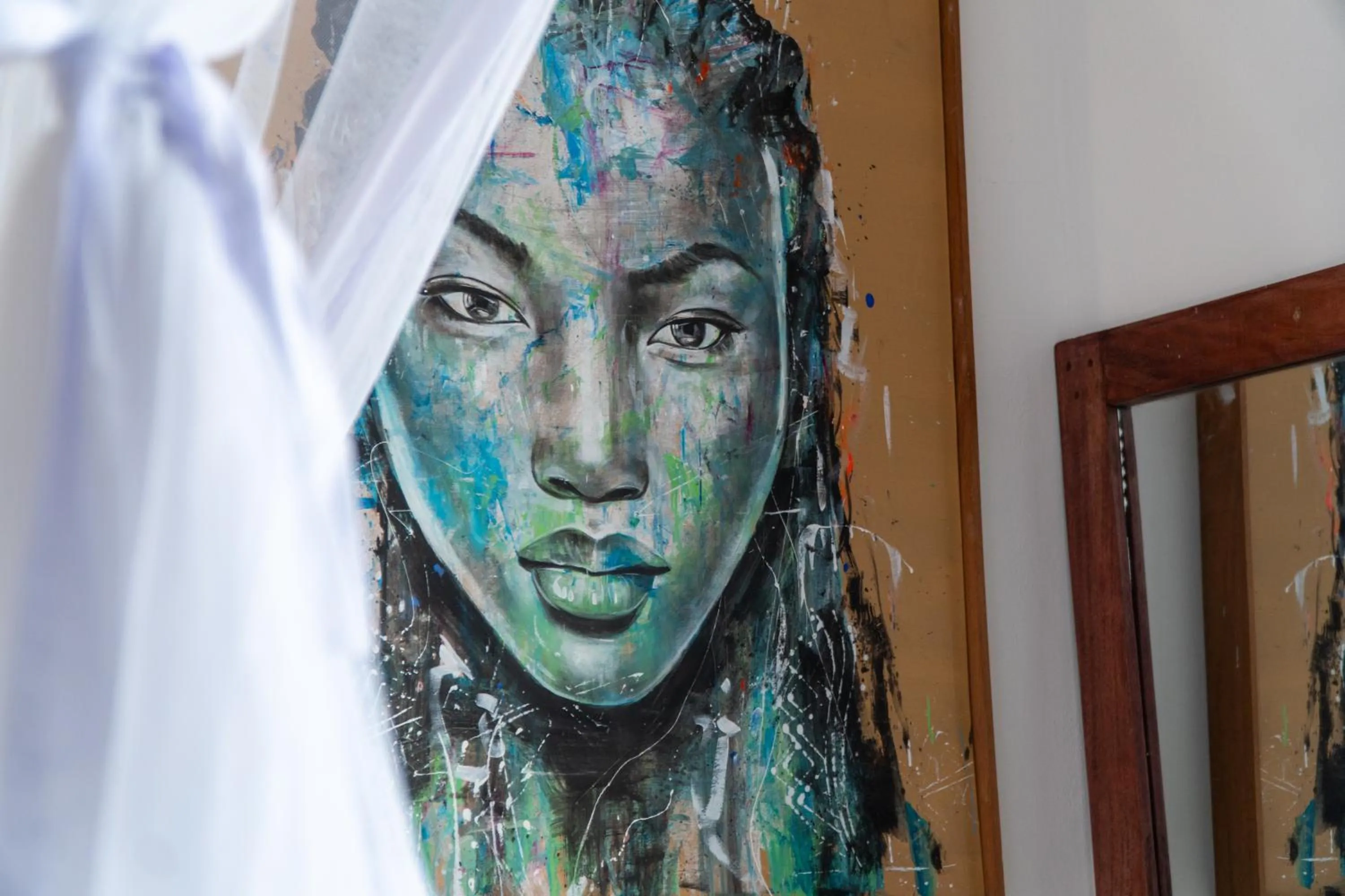 Decorative detail in Visiwa Beach Resort