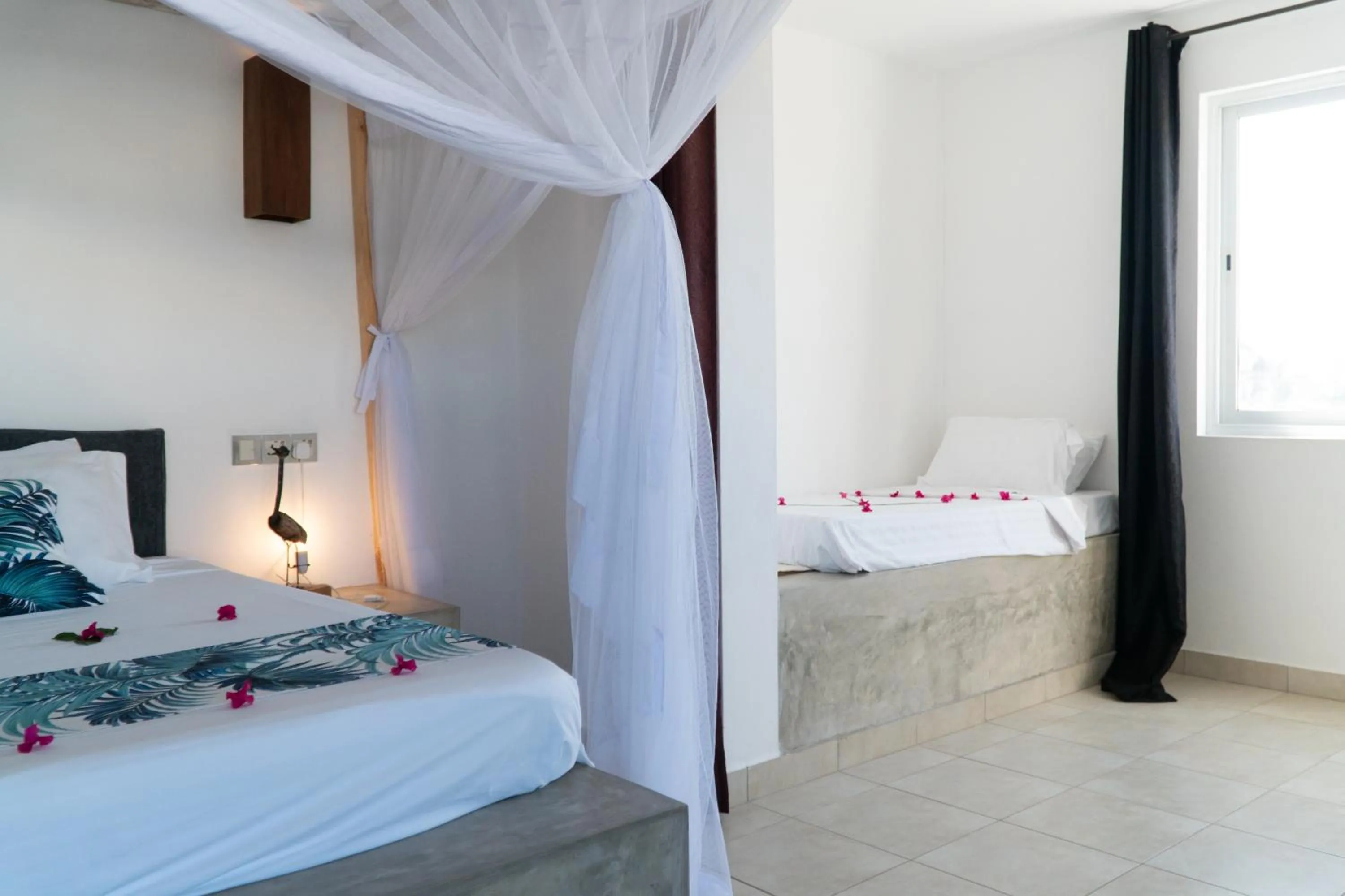 Photo of the whole room, Bed in Visiwa Beach Resort