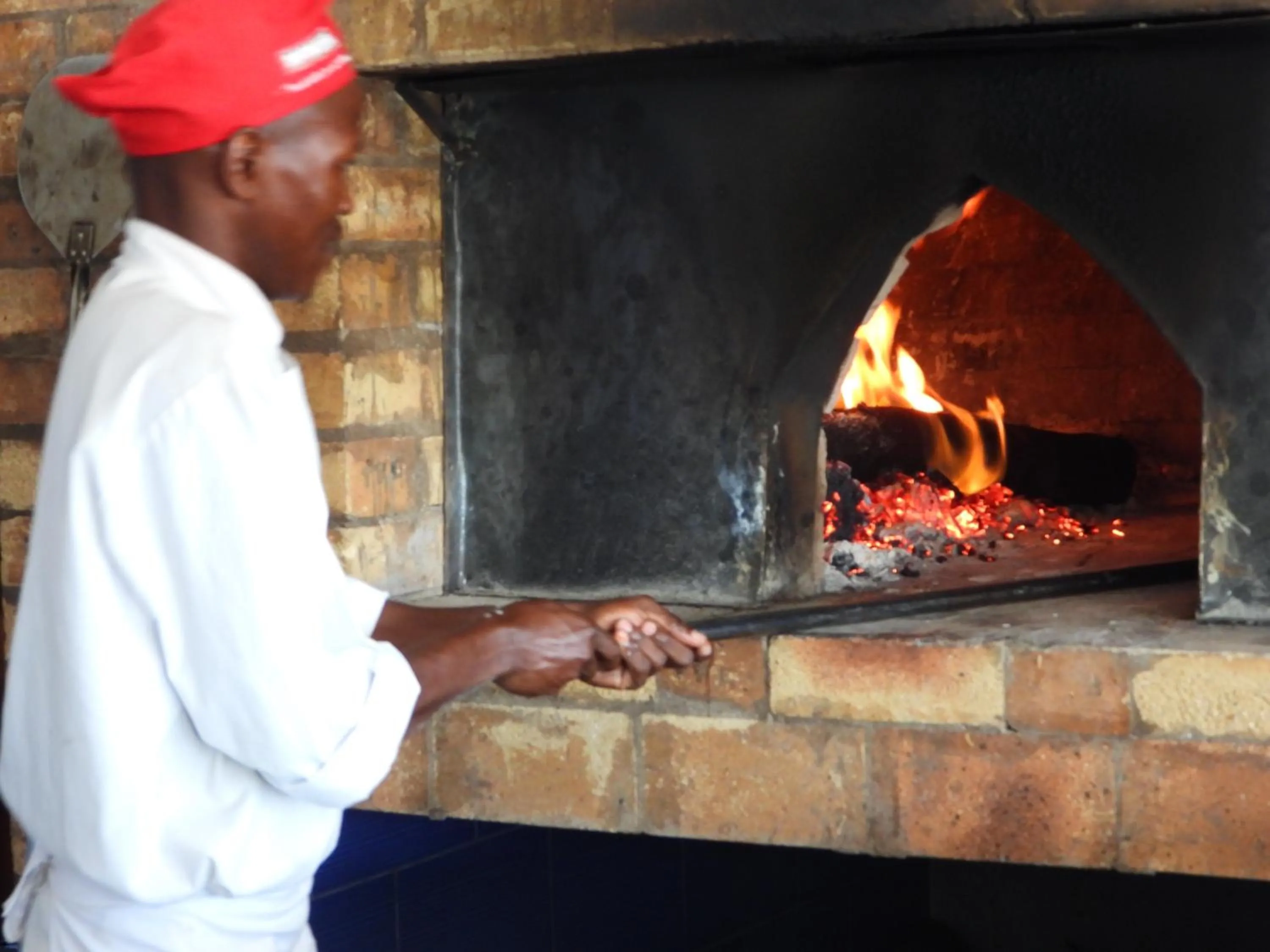 People in Visiwa Beach Resort