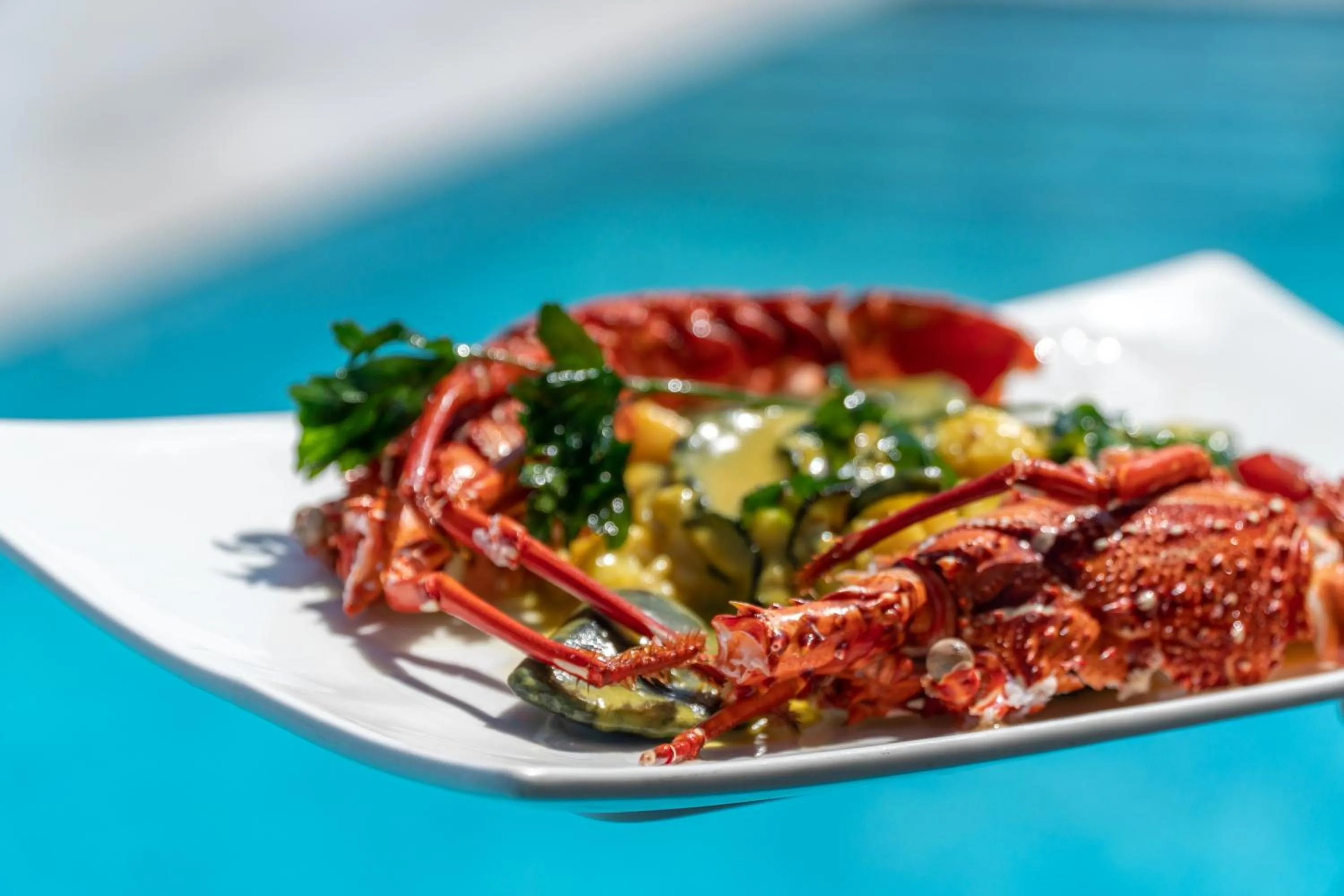 Food and drinks in Visiwa Beach Resort