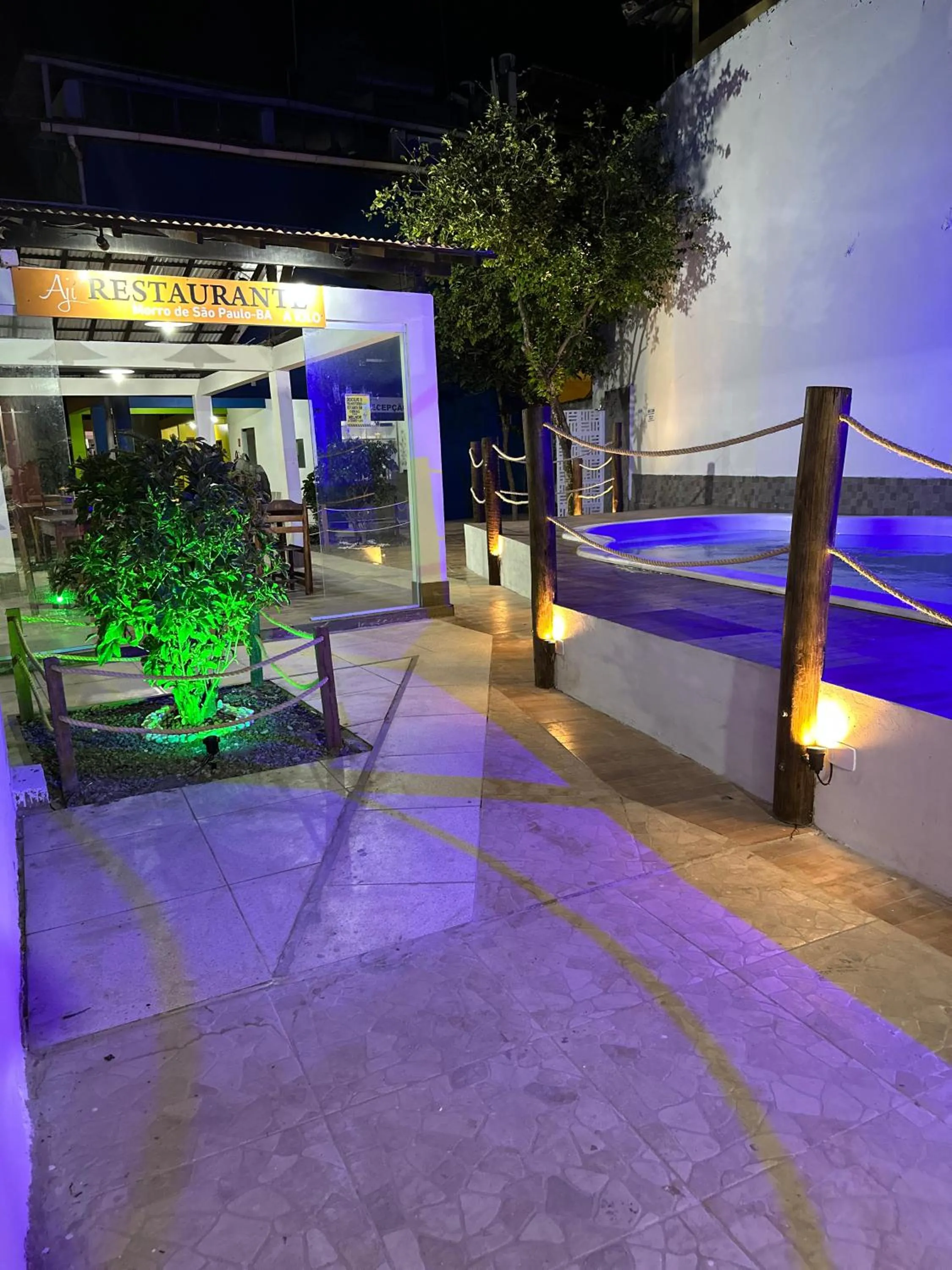 Pool view in Hotel Marujo