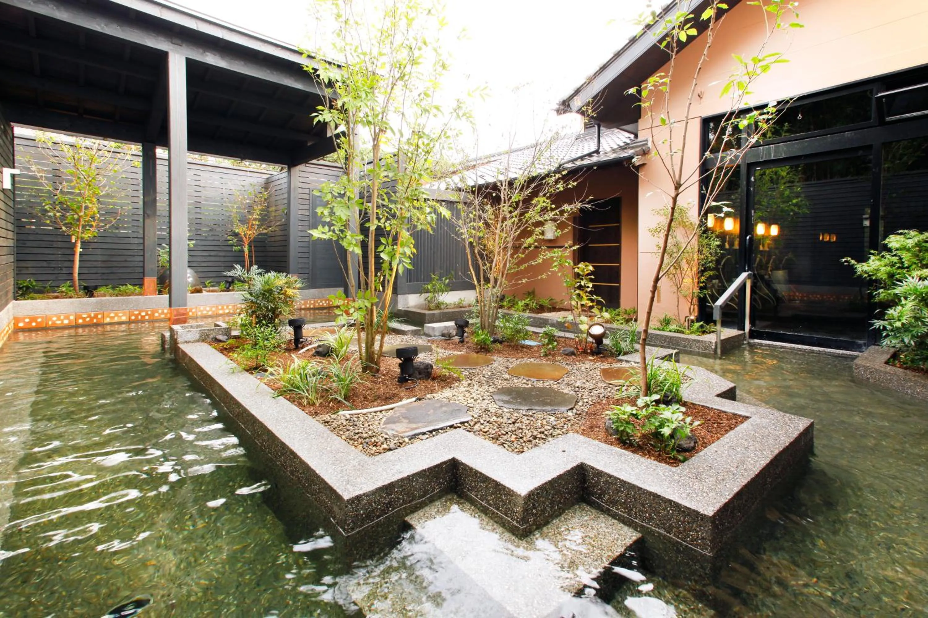 Hot Spring Bath in Yunoyado Irifune