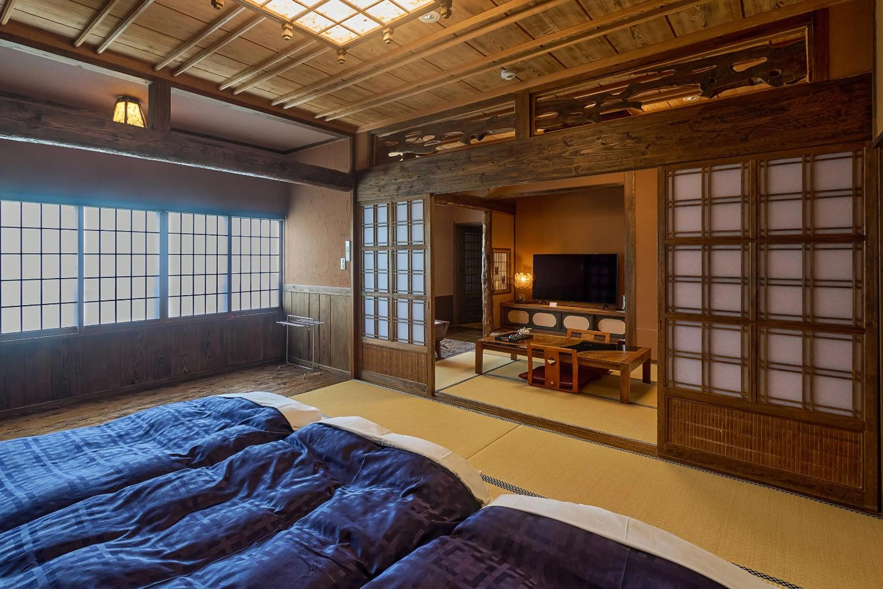 Bed in Yunoyado Irifune