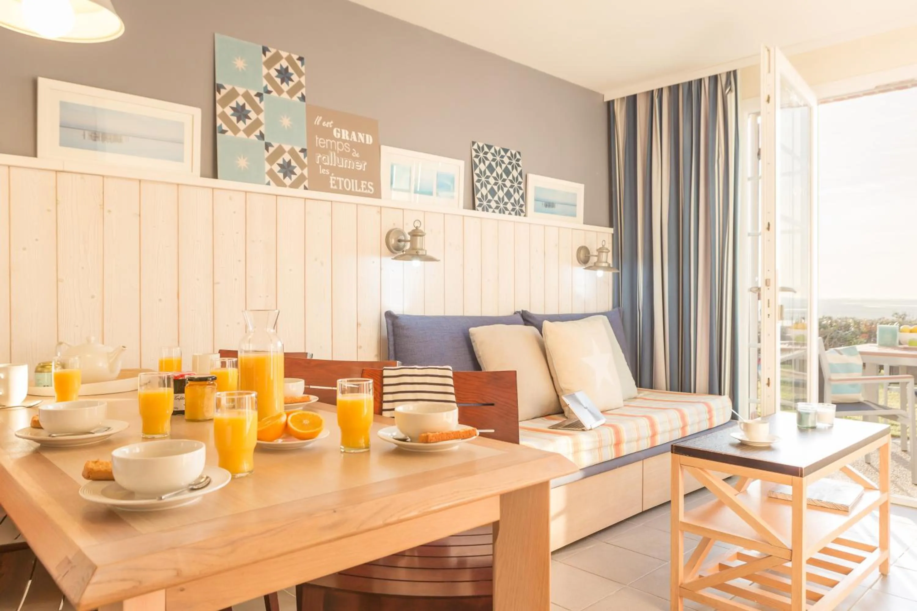 Living room in Pierre & Vacances Premium Résidence de la Plage