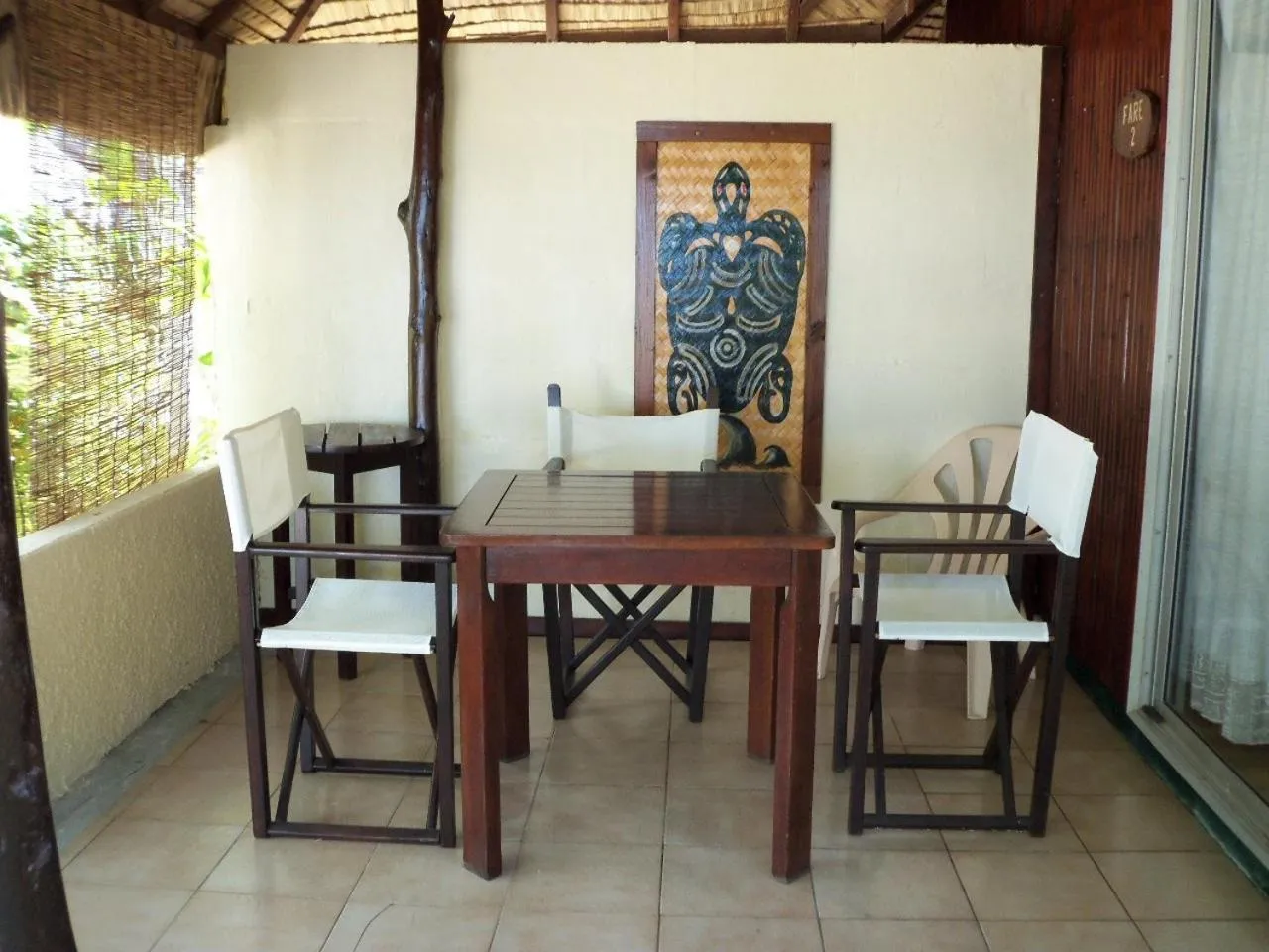 Dining area in Village Temanuata