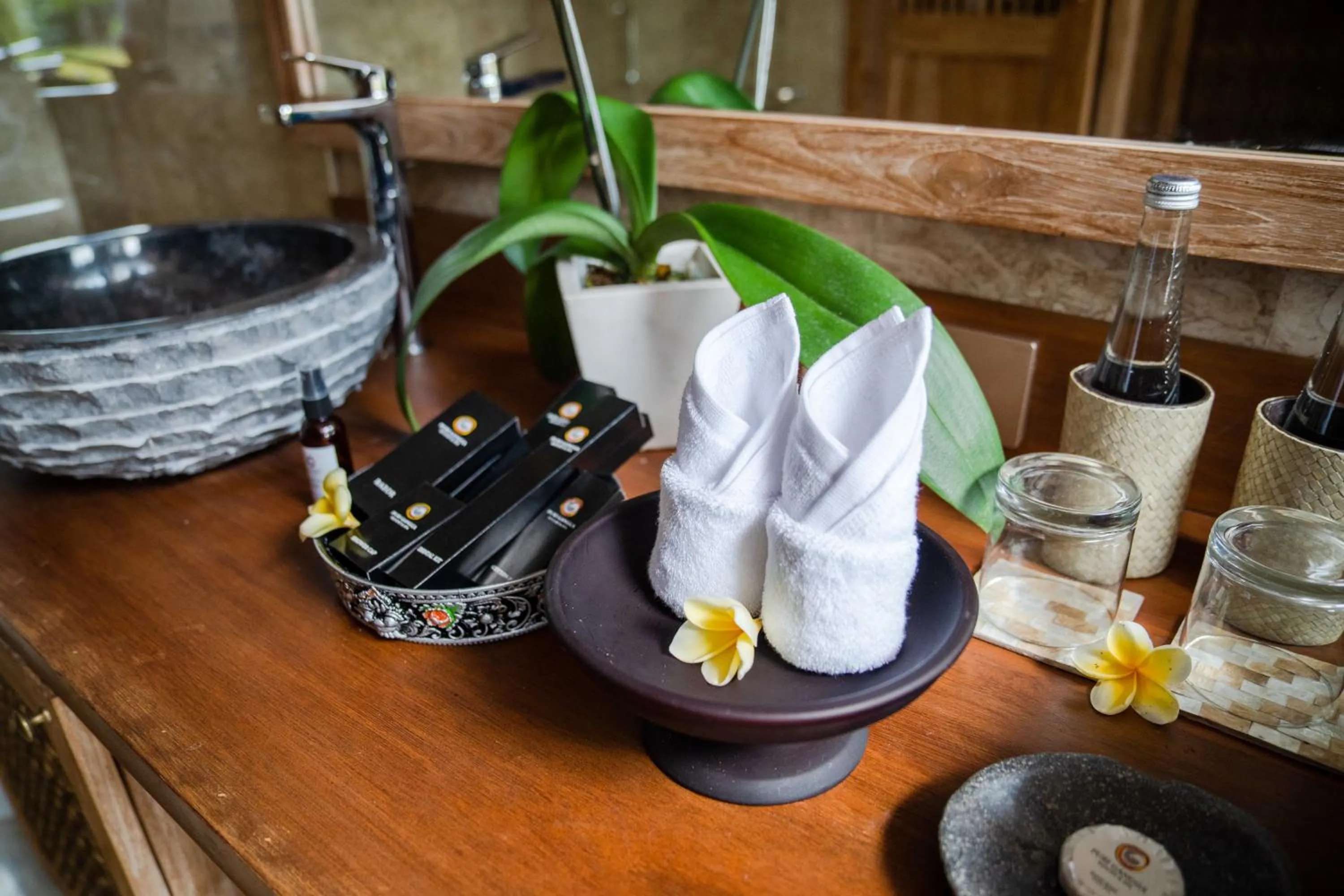 towels in Puri Gangga Resort Ubud