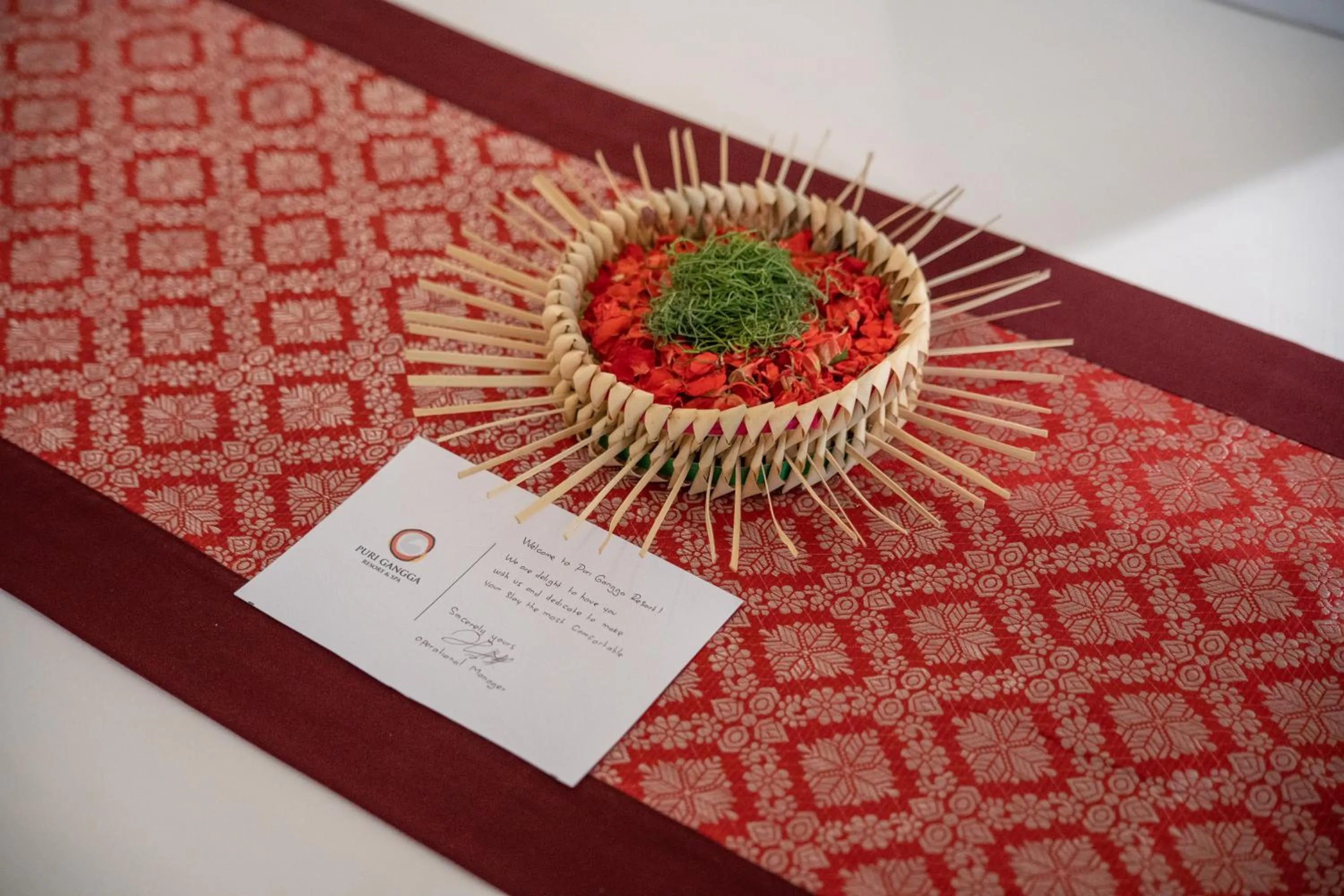 Bed in Puri Gangga Resort Ubud