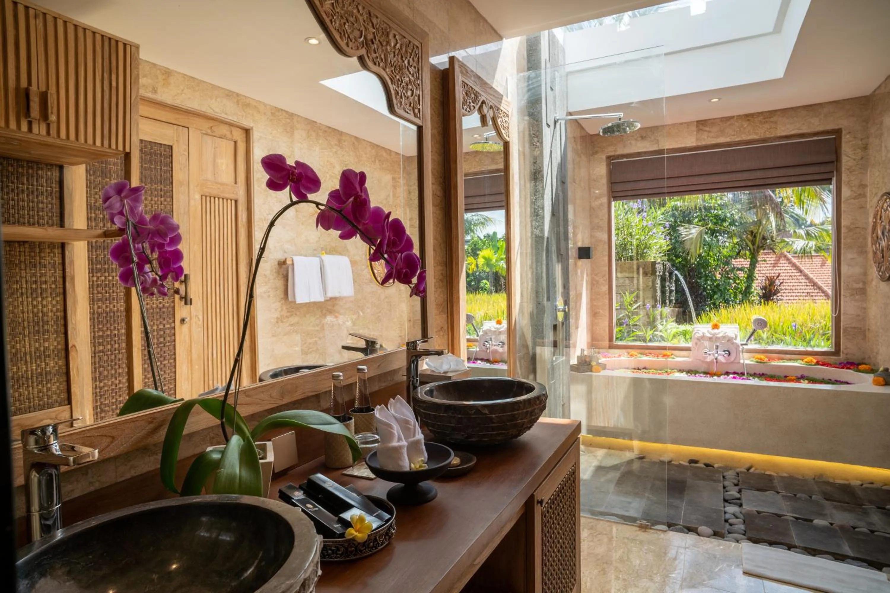 Garden view in Puri Gangga Resort Ubud