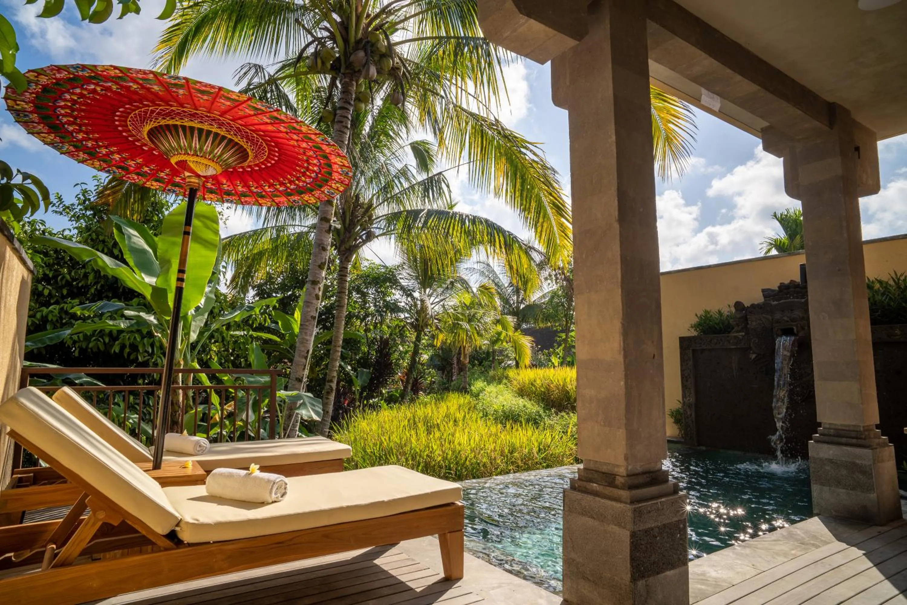 Natural landscape in Puri Gangga Resort Ubud