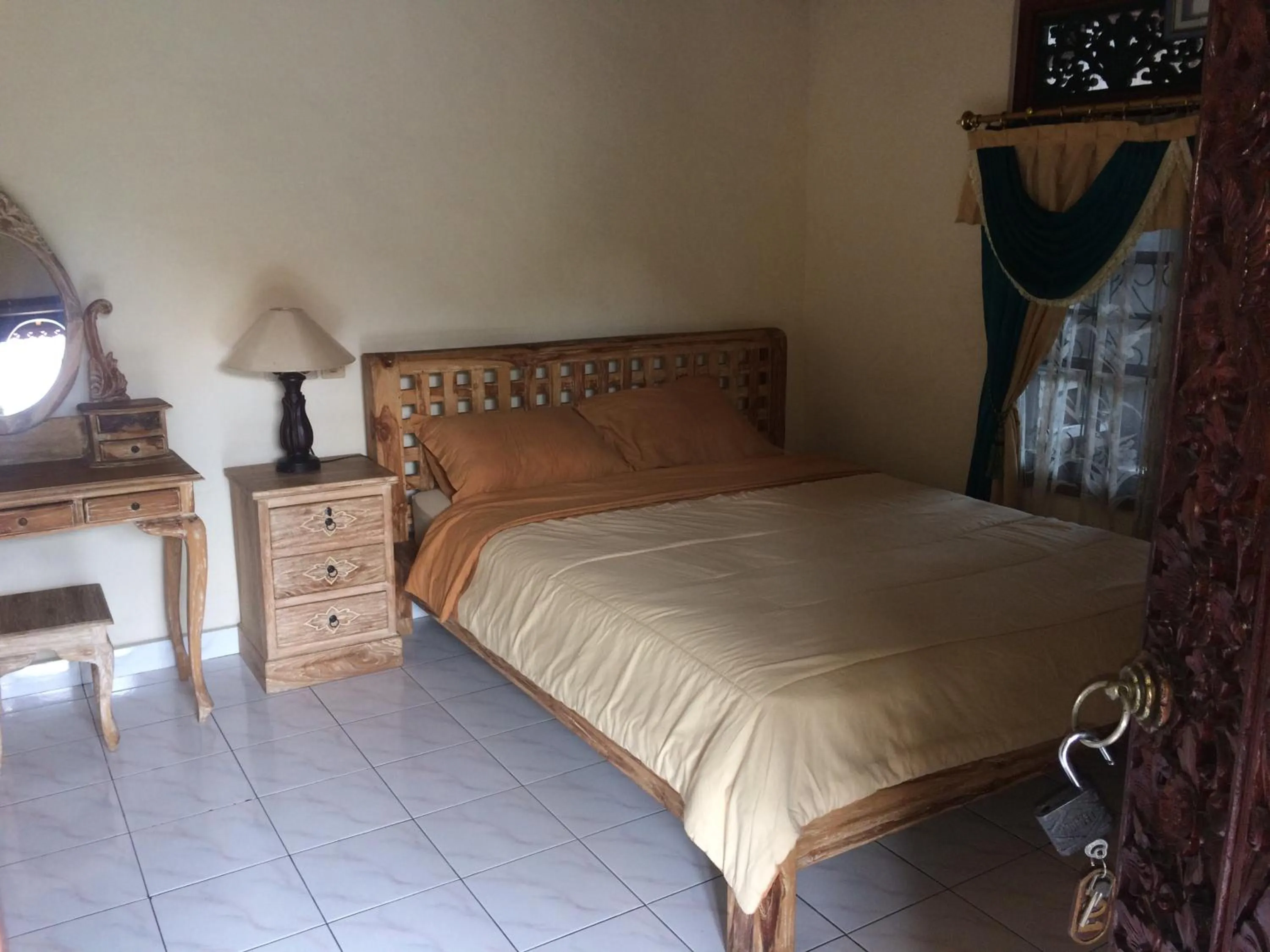 Bed in Arsa Homestay & Spa