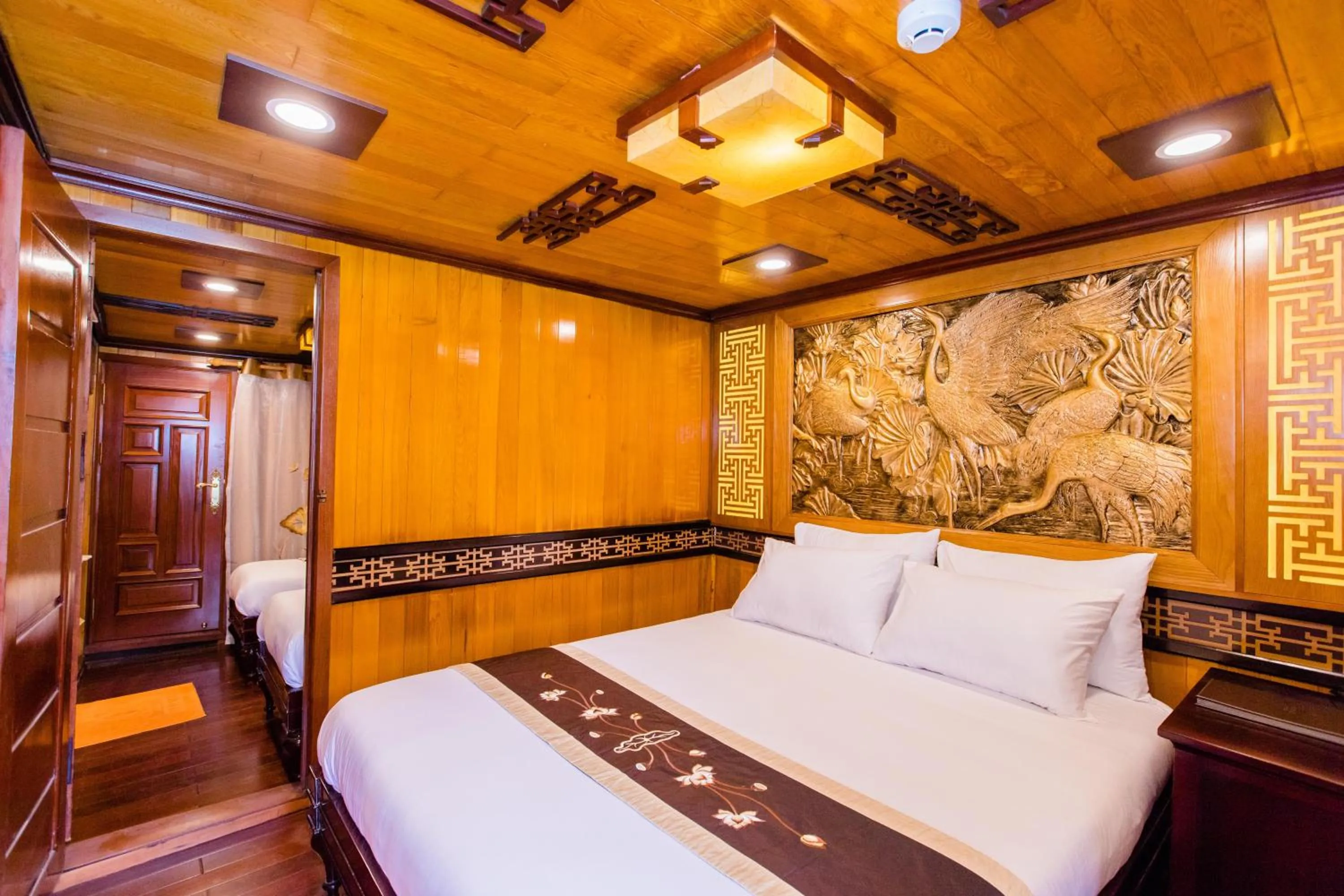 Bed in Victory Cruise